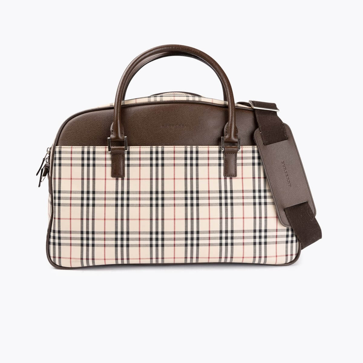 BURBERRY Check Weekend Bag