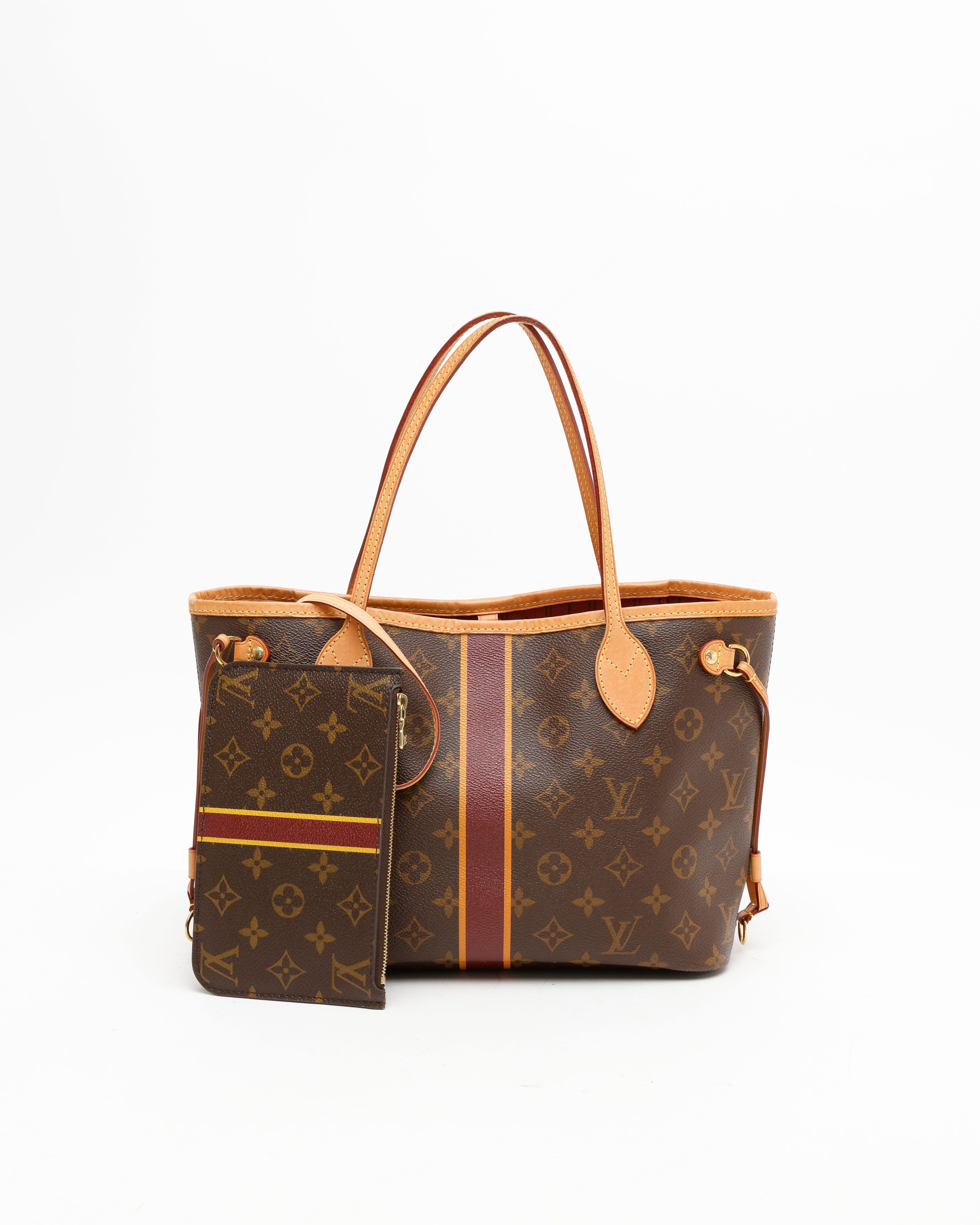 Pre-owned Louis Vuitton Monogram Neverfull Pm Heritage Tote Bag In Brown