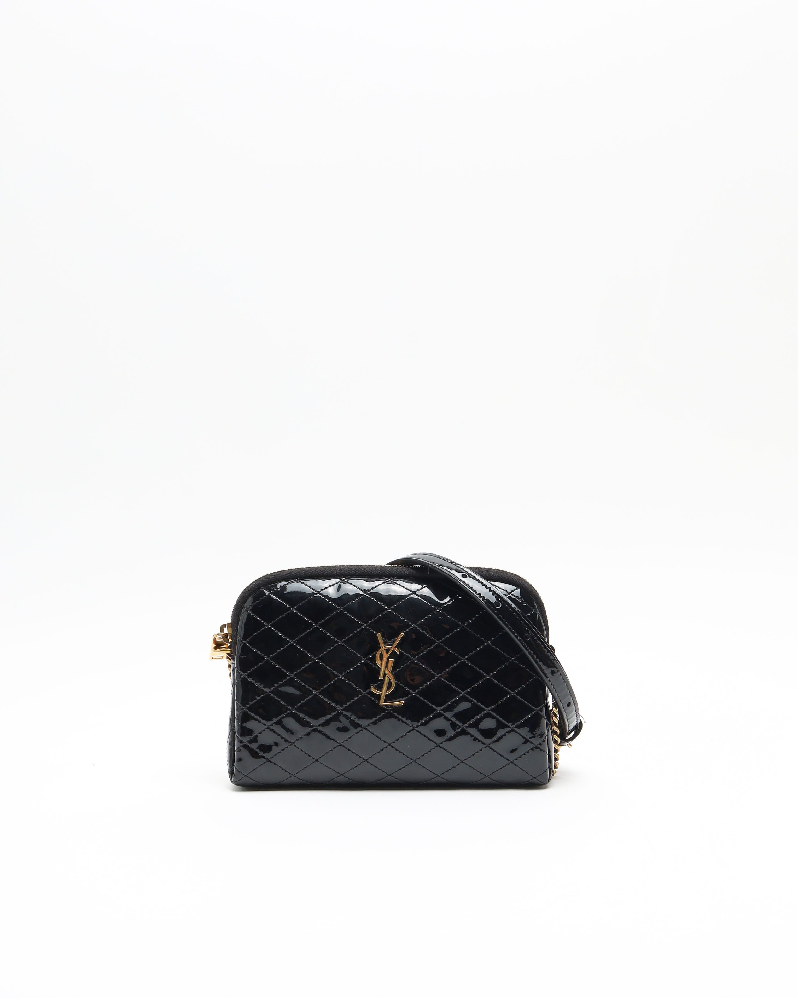 Saint Laurent Gaby Patent Leather Shoulder Bag