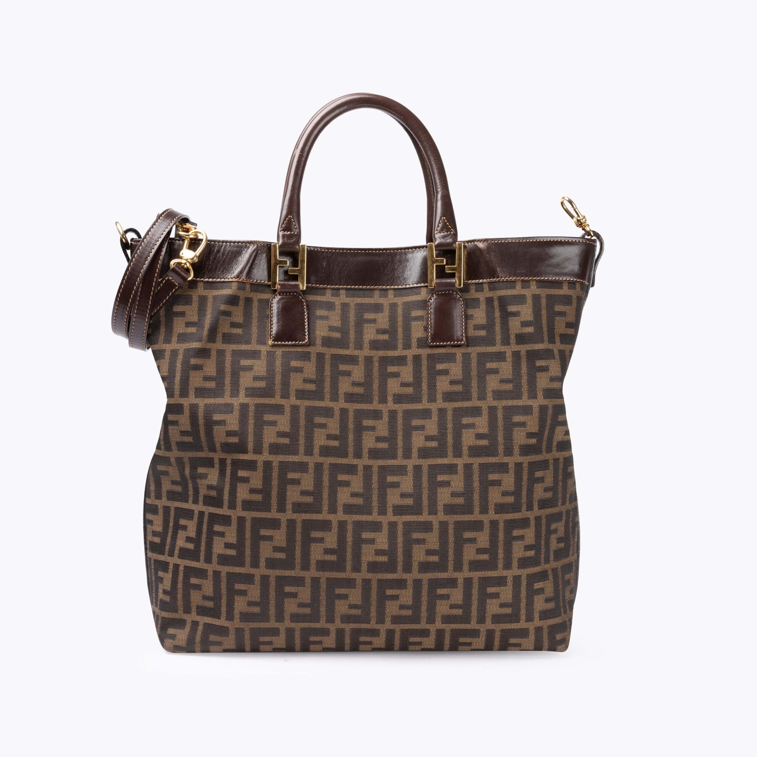 FENDI Zucca Large Tote Bag