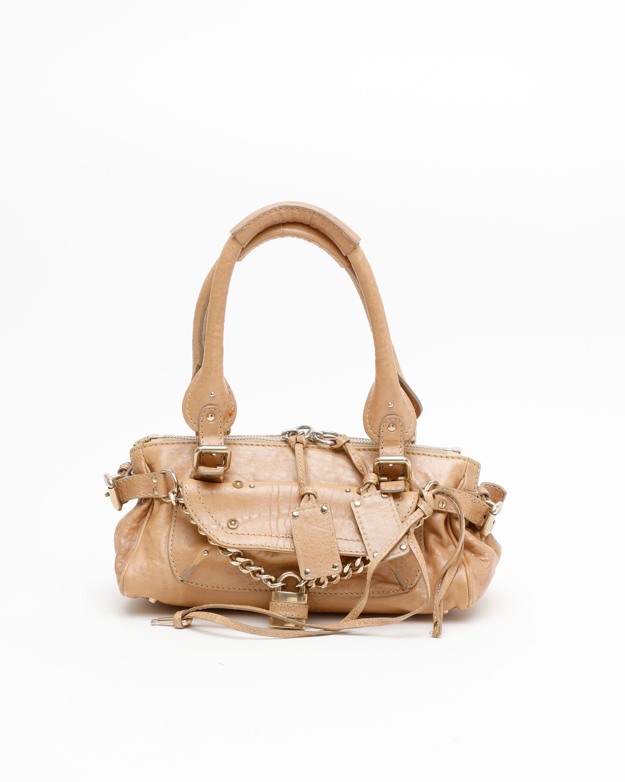 Chloé Small Paddington Bag In Sand