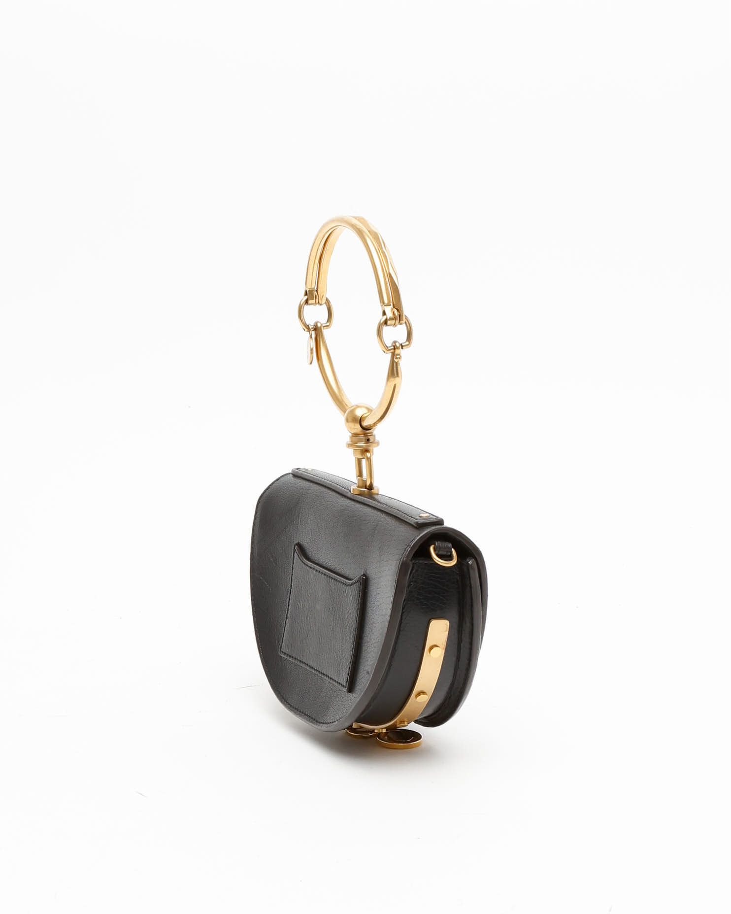 Chloé Mini Bracelet Nile Bag In Black