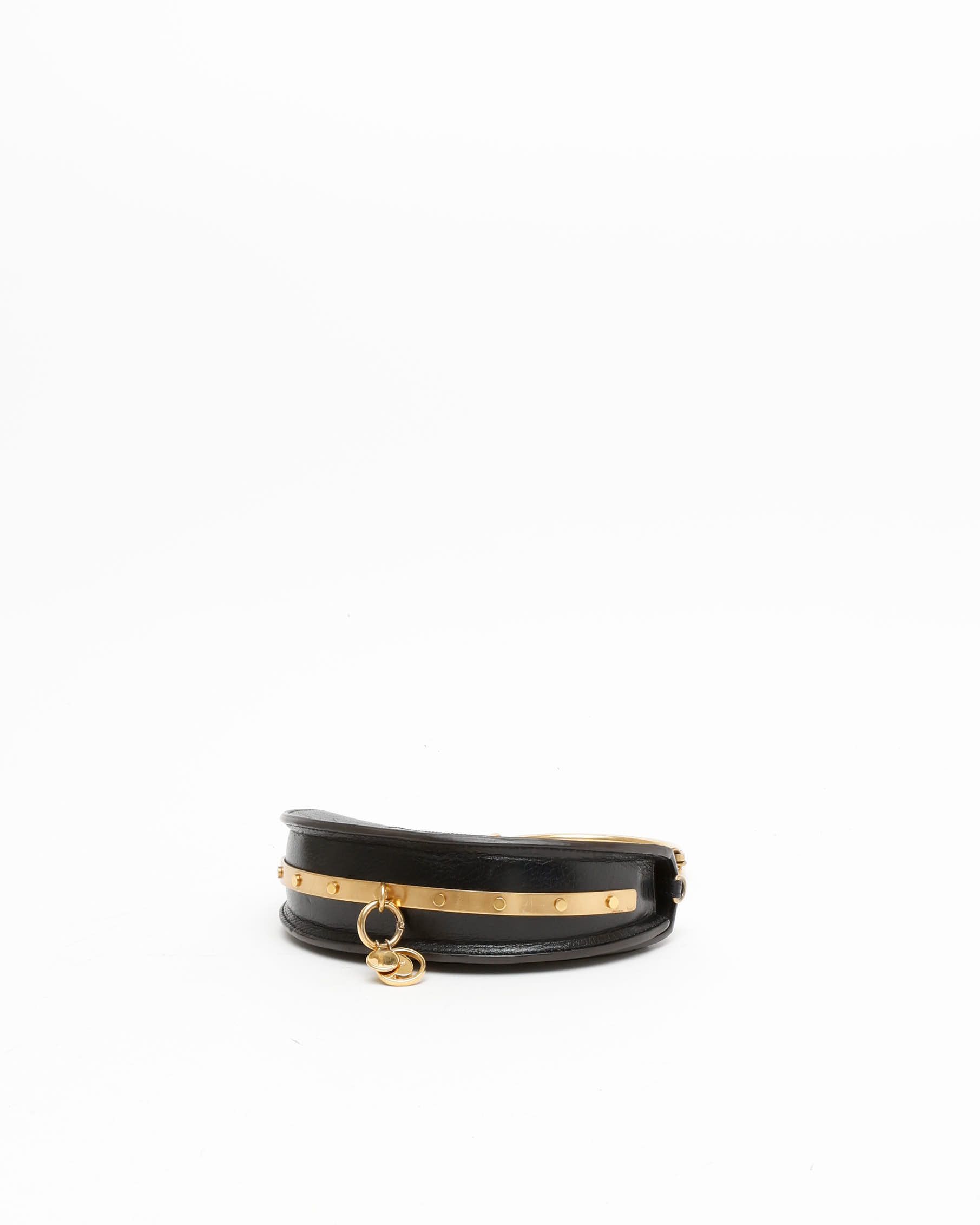 Chloé Mini Bracelet Nile Bag In Black
