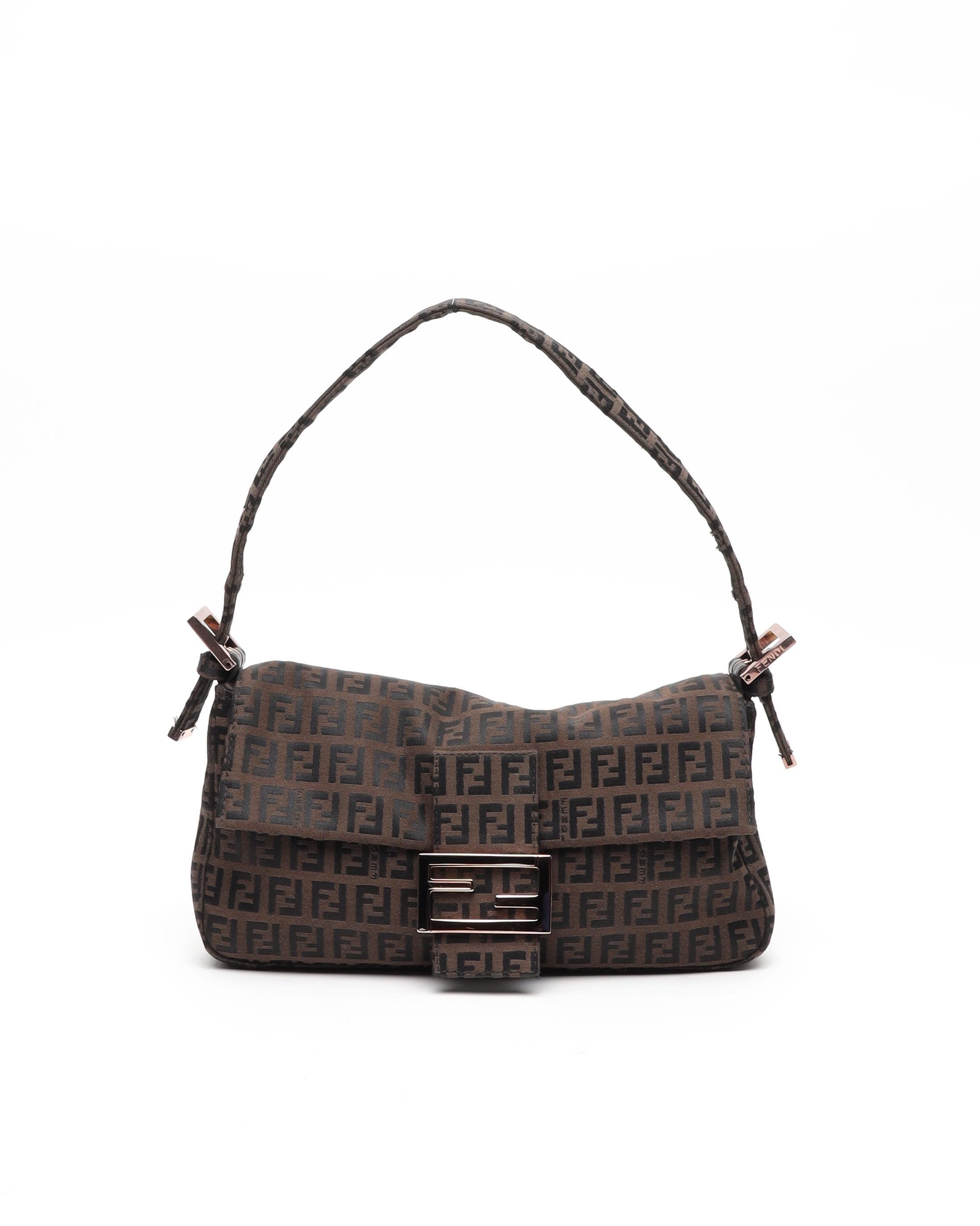 Fendi Zucca Baguette Bag