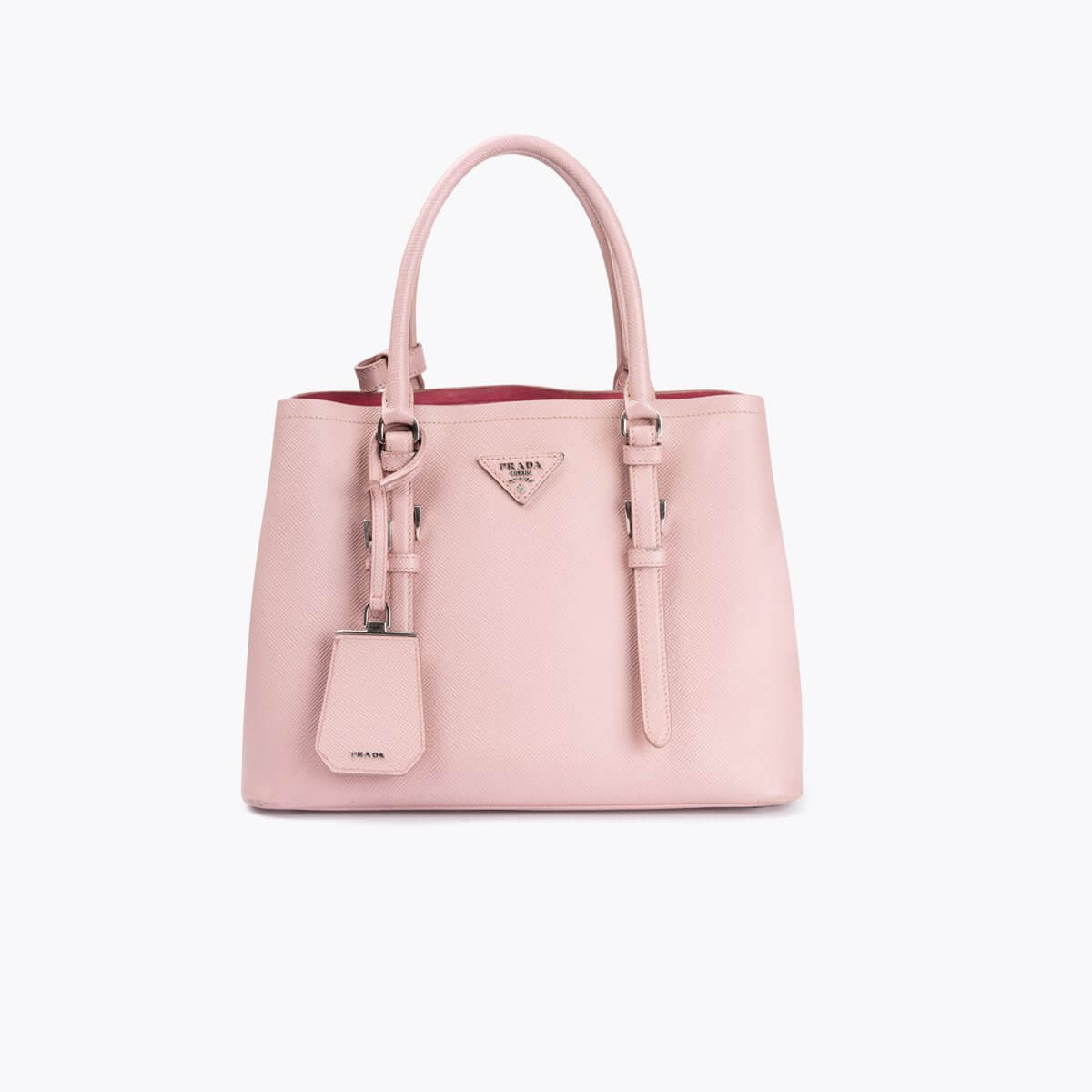 PRADA Saffiano Cuir Double Tote Bag