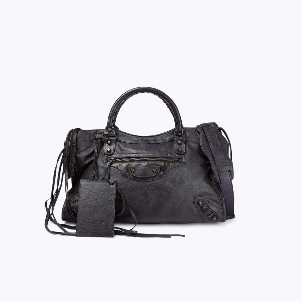 BALENCIAGA Motocross Classic City Shoulder Bag