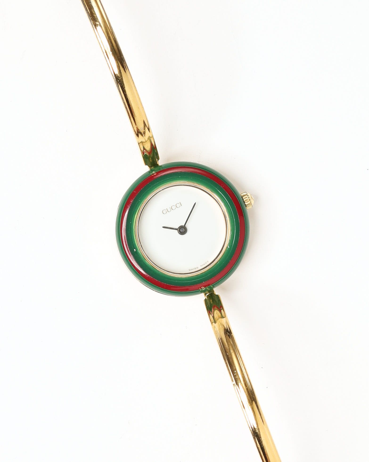 Gucci Change Bezel 26mm Full Set Watch In Gold