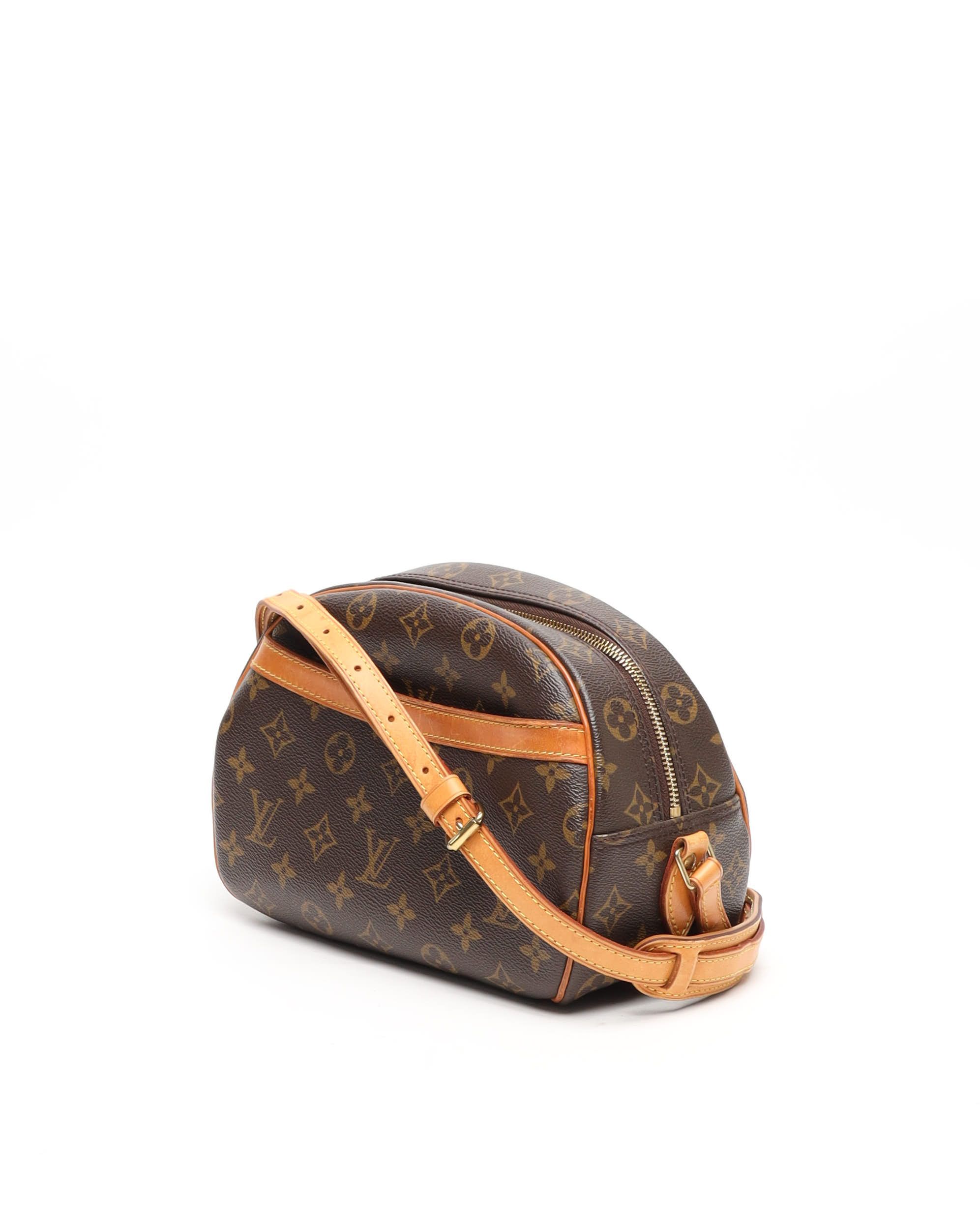 Pre-owned Louis Vuitton Monogram Blois Bag In Brown