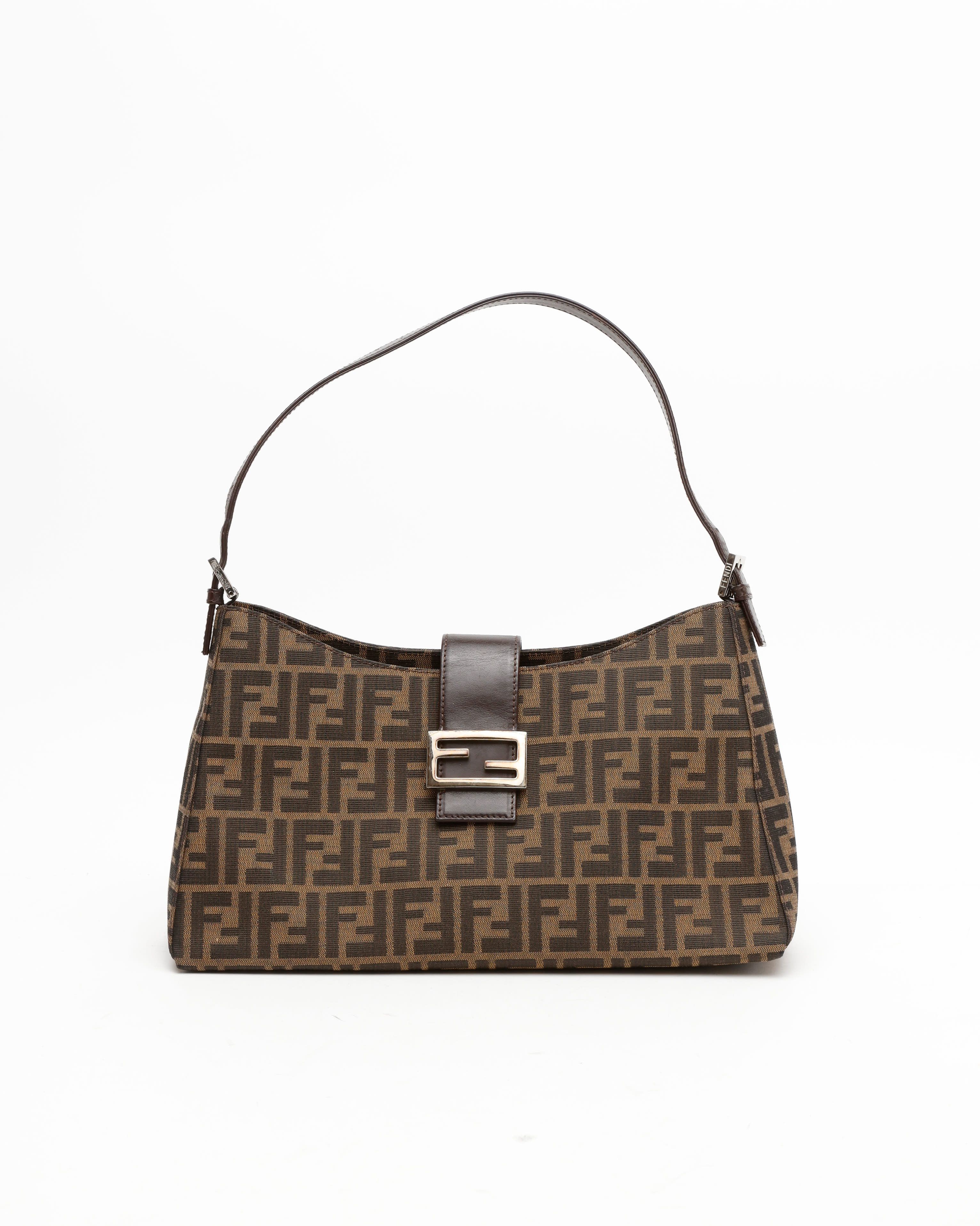 Fendi Large Zucca Shoulder Bag