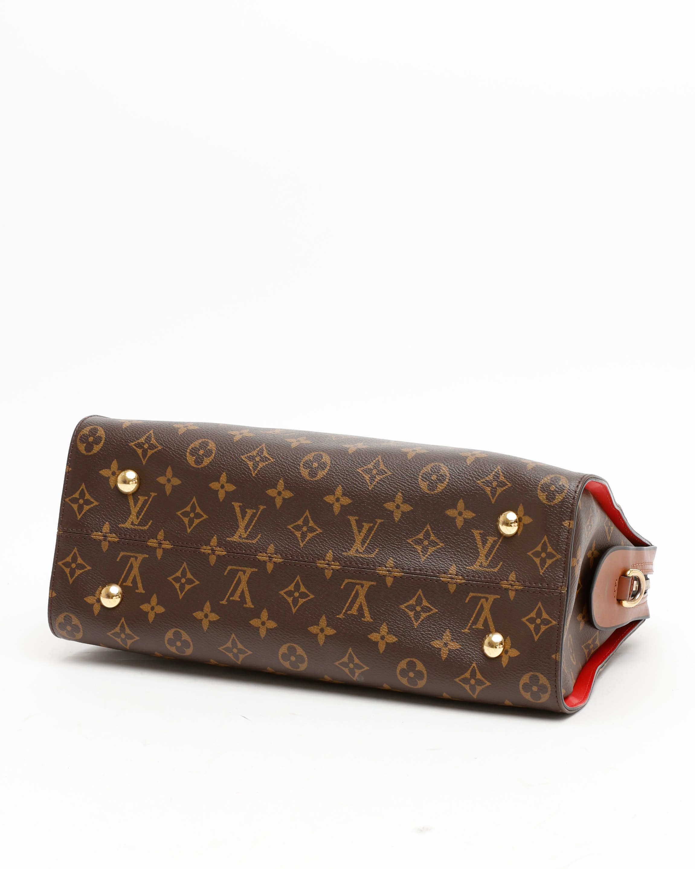 Pre-owned Louis Vuitton Monogram Tuileries Bag In Brown