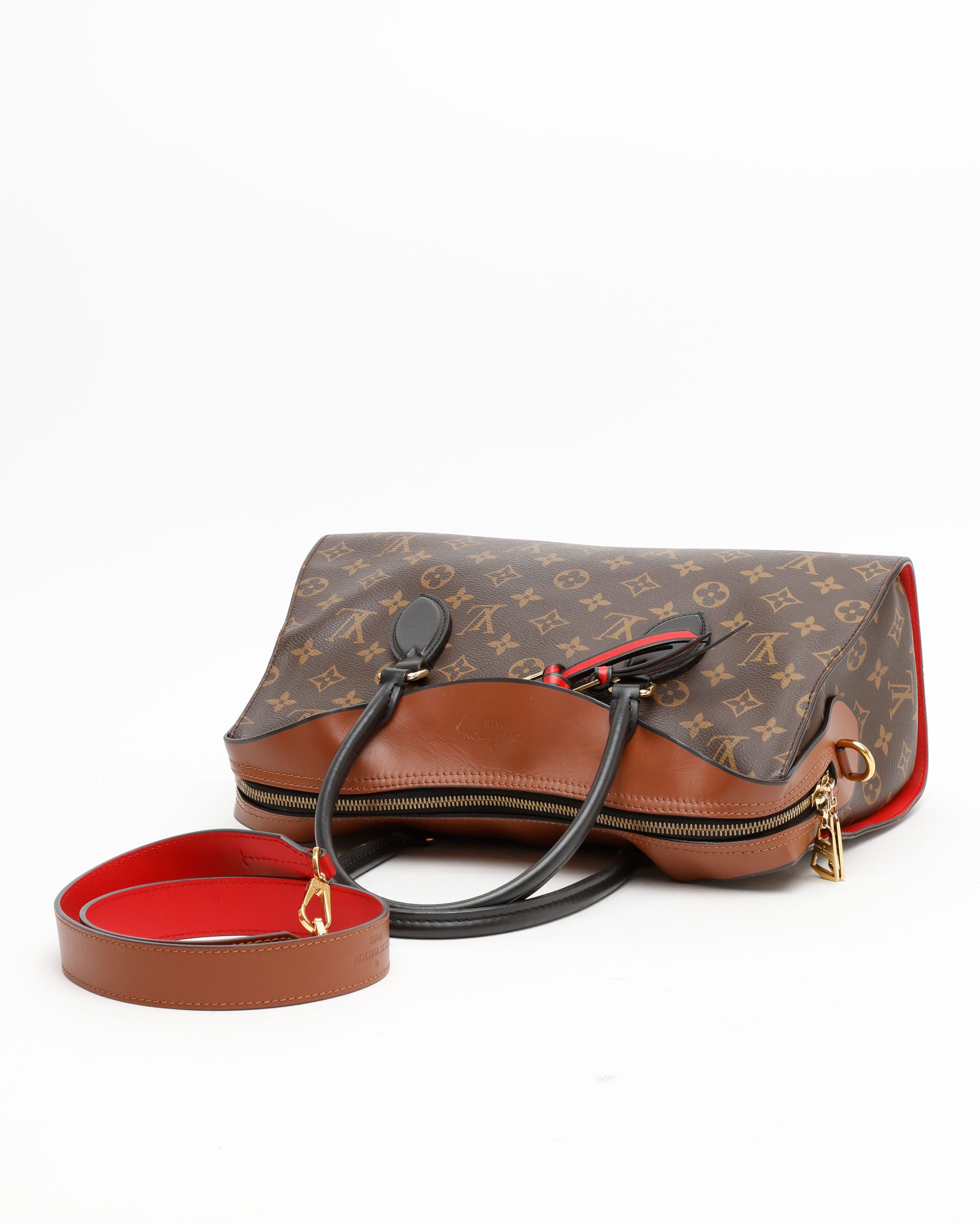 Pre-owned Louis Vuitton Monogram Tuileries Bag In Brown