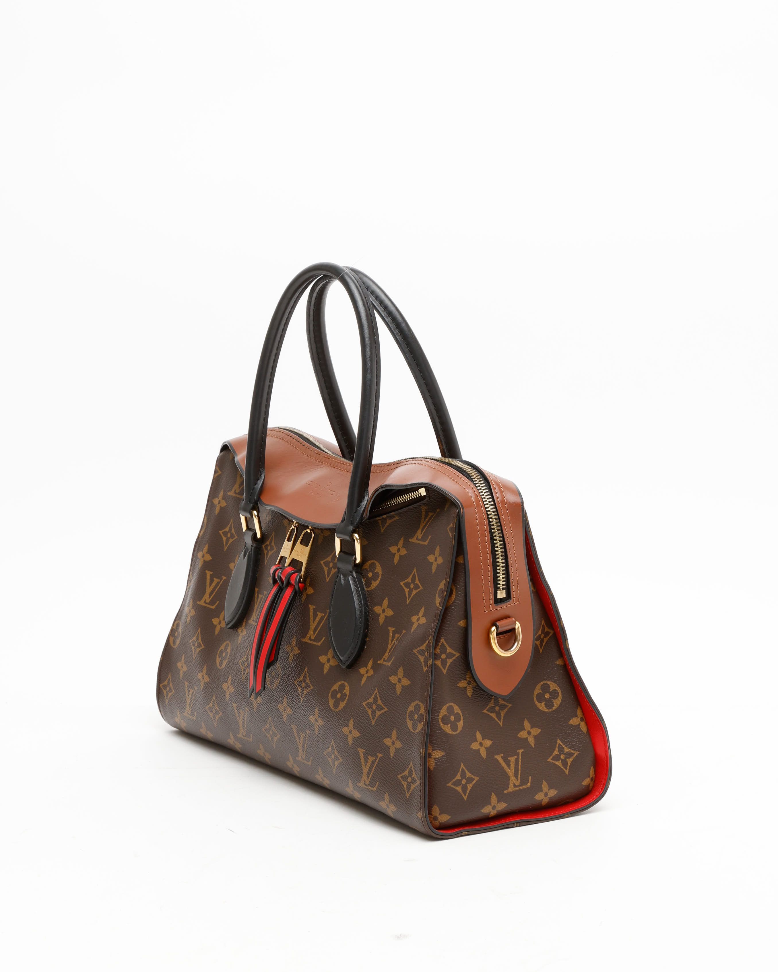 Pre-owned Louis Vuitton Monogram Tuileries Bag In Brown