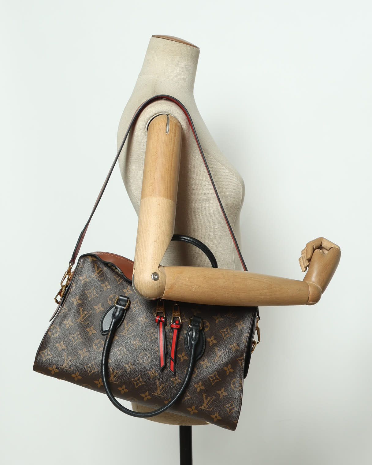 Pre-owned Louis Vuitton Monogram Tuileries Bag In Brown