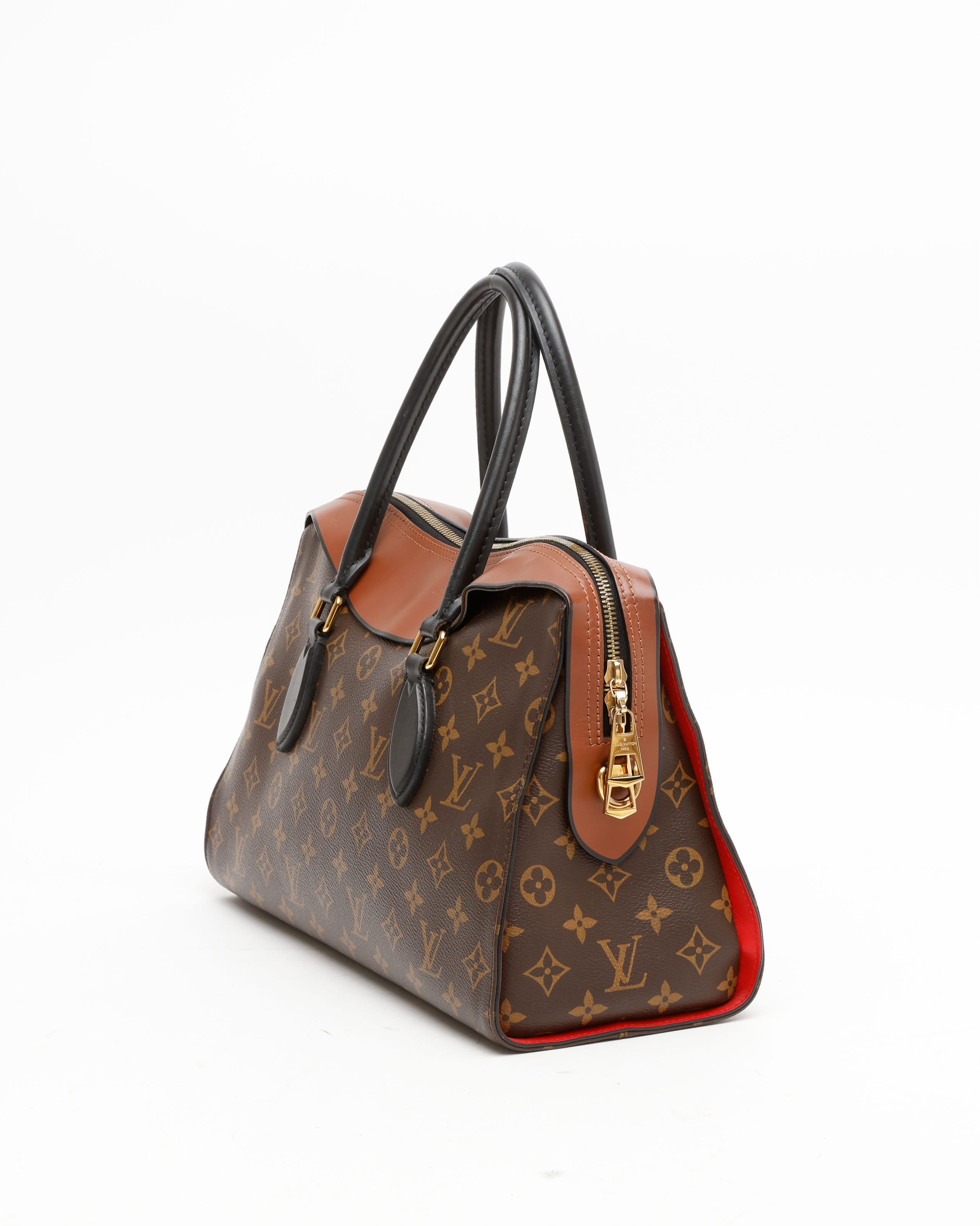Pre-owned Louis Vuitton Monogram Tuileries Bag In Brown