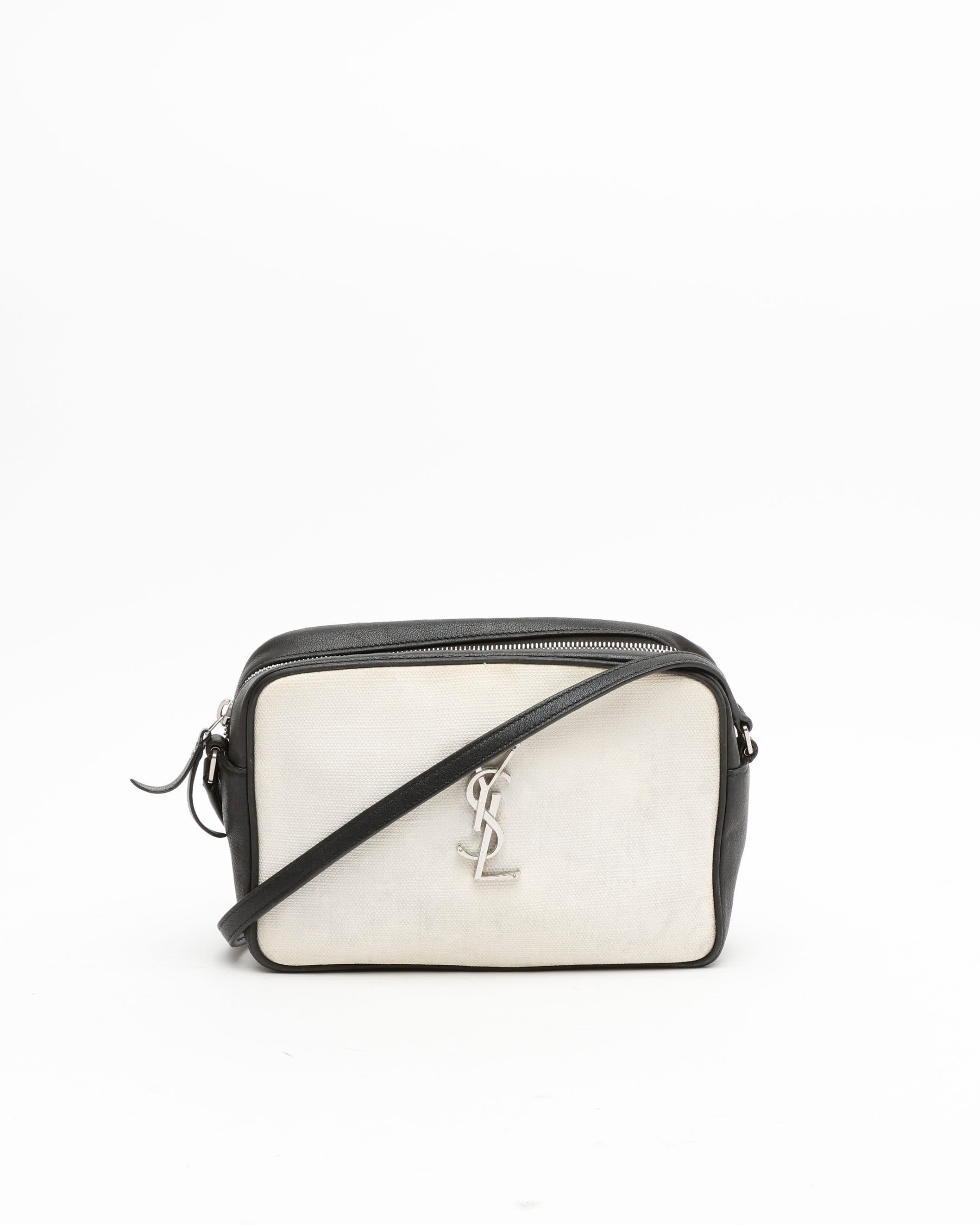 Saint Laurent Canvas Lou Camera Bag