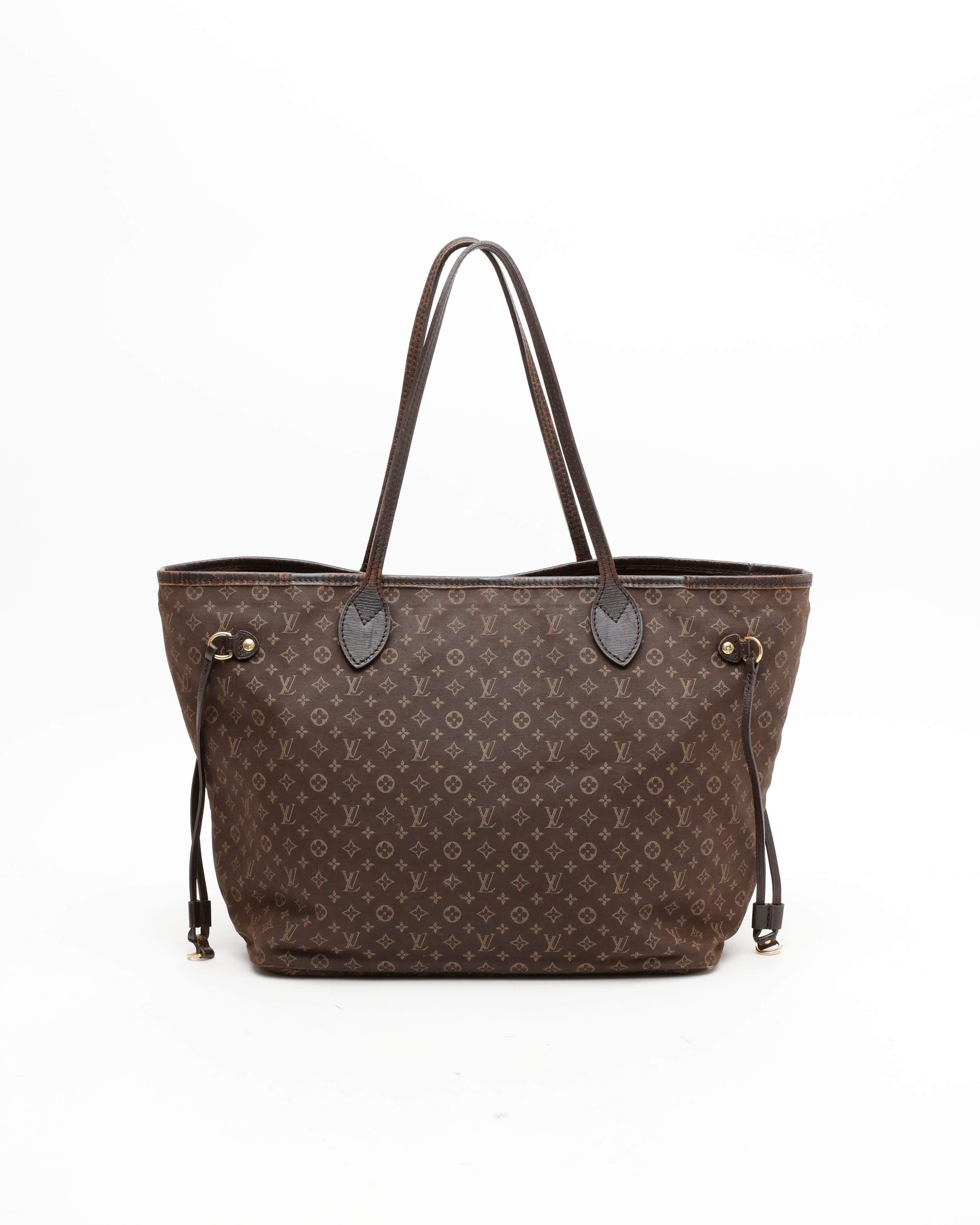 Louis Vuitton Neverfull Idylle Monogram Mini Lin MM Tote Bag