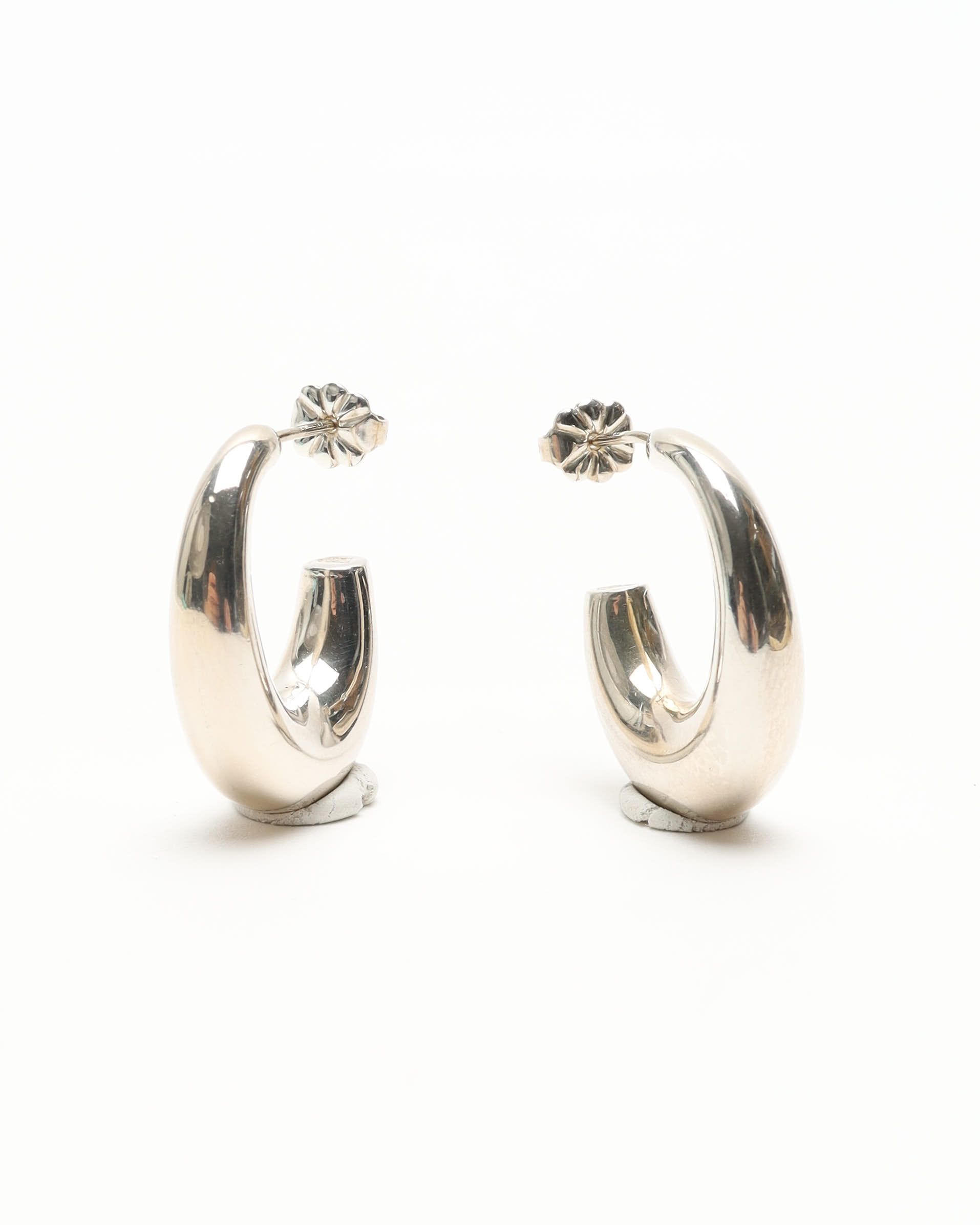 Tiffany & Co Silver Hoop Earrings