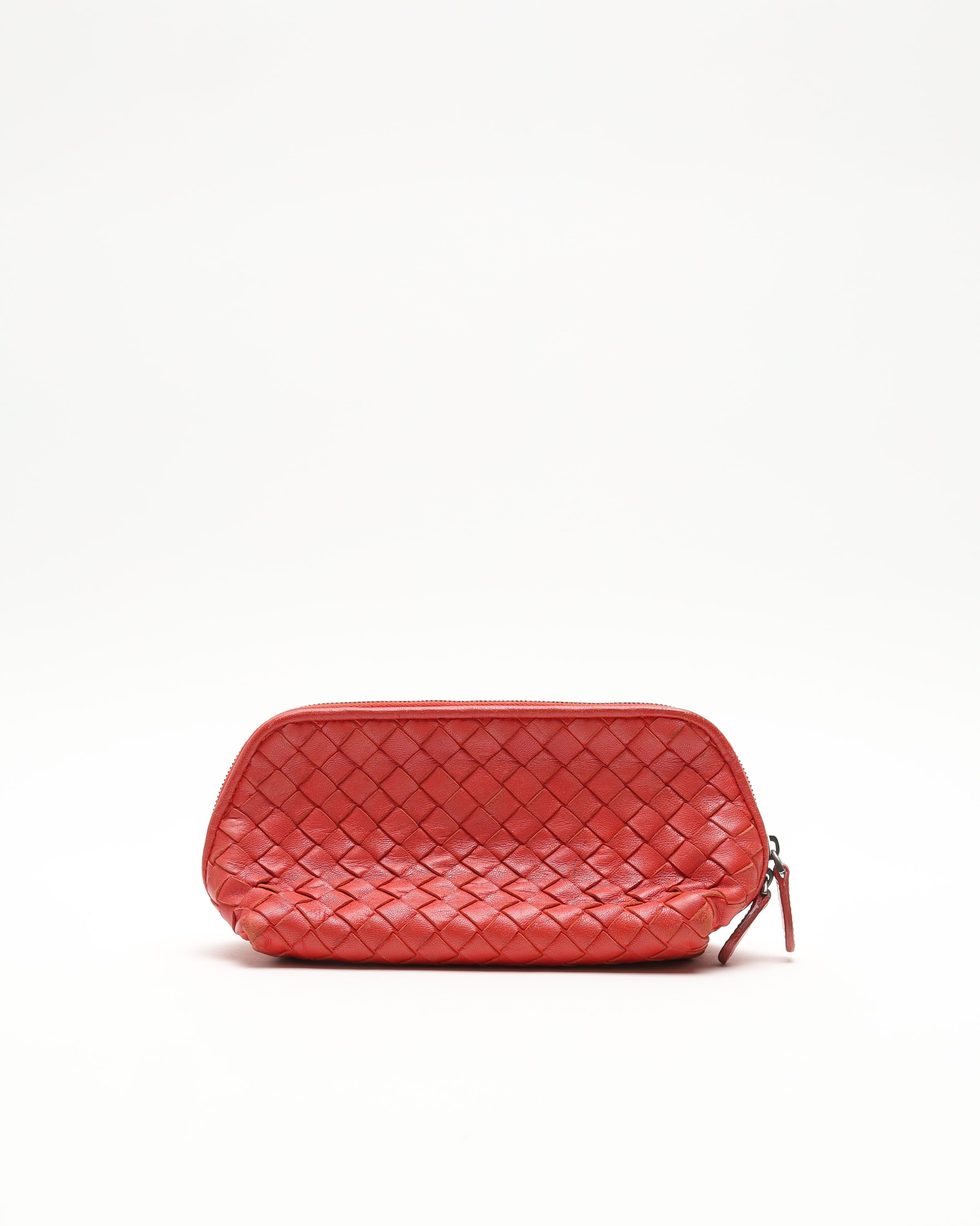 Bottega Veneta Intrecciato Leather Toiletry Pouch