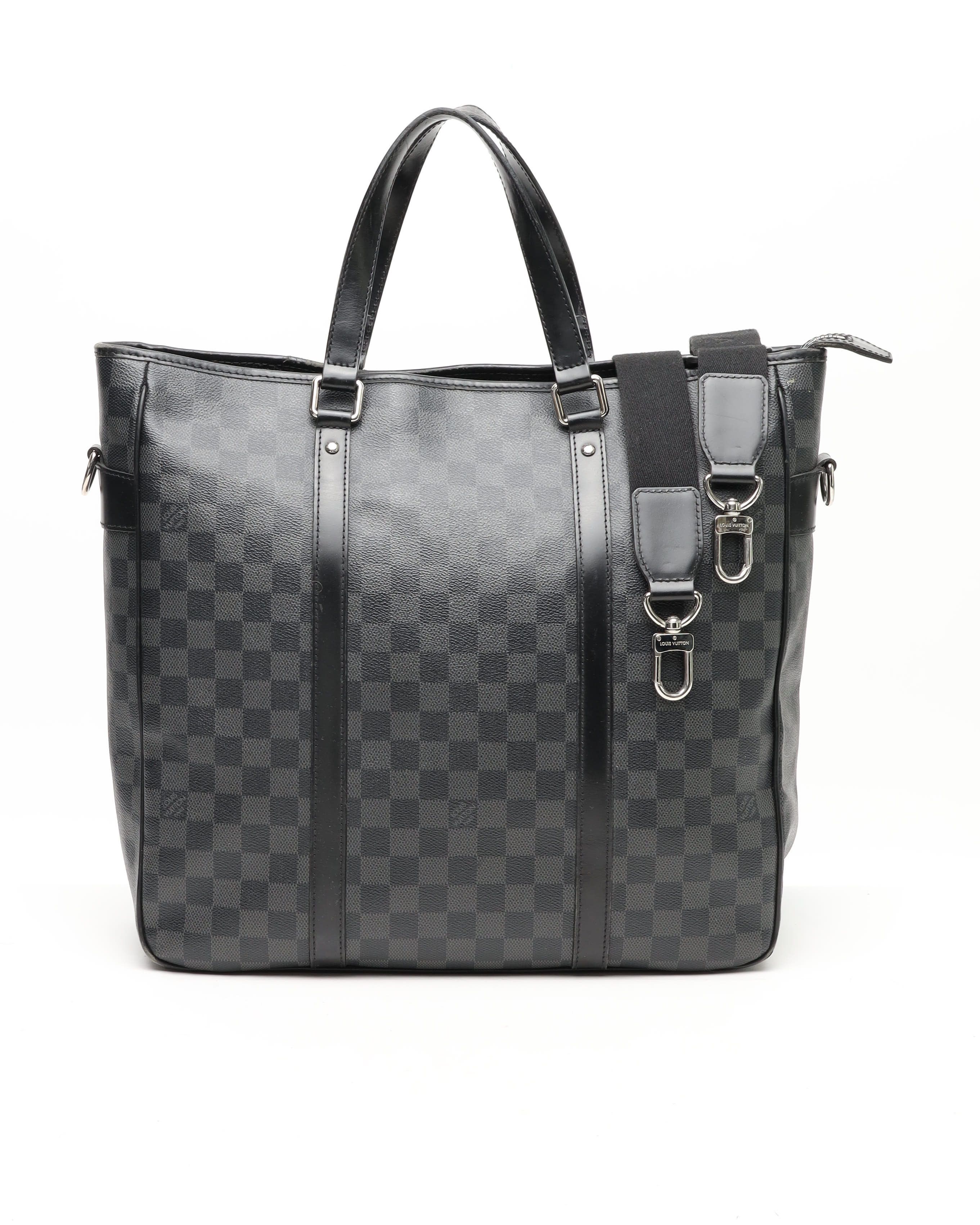 Pre-owned Louis Vuitton Damier Graphite Tadao Bag