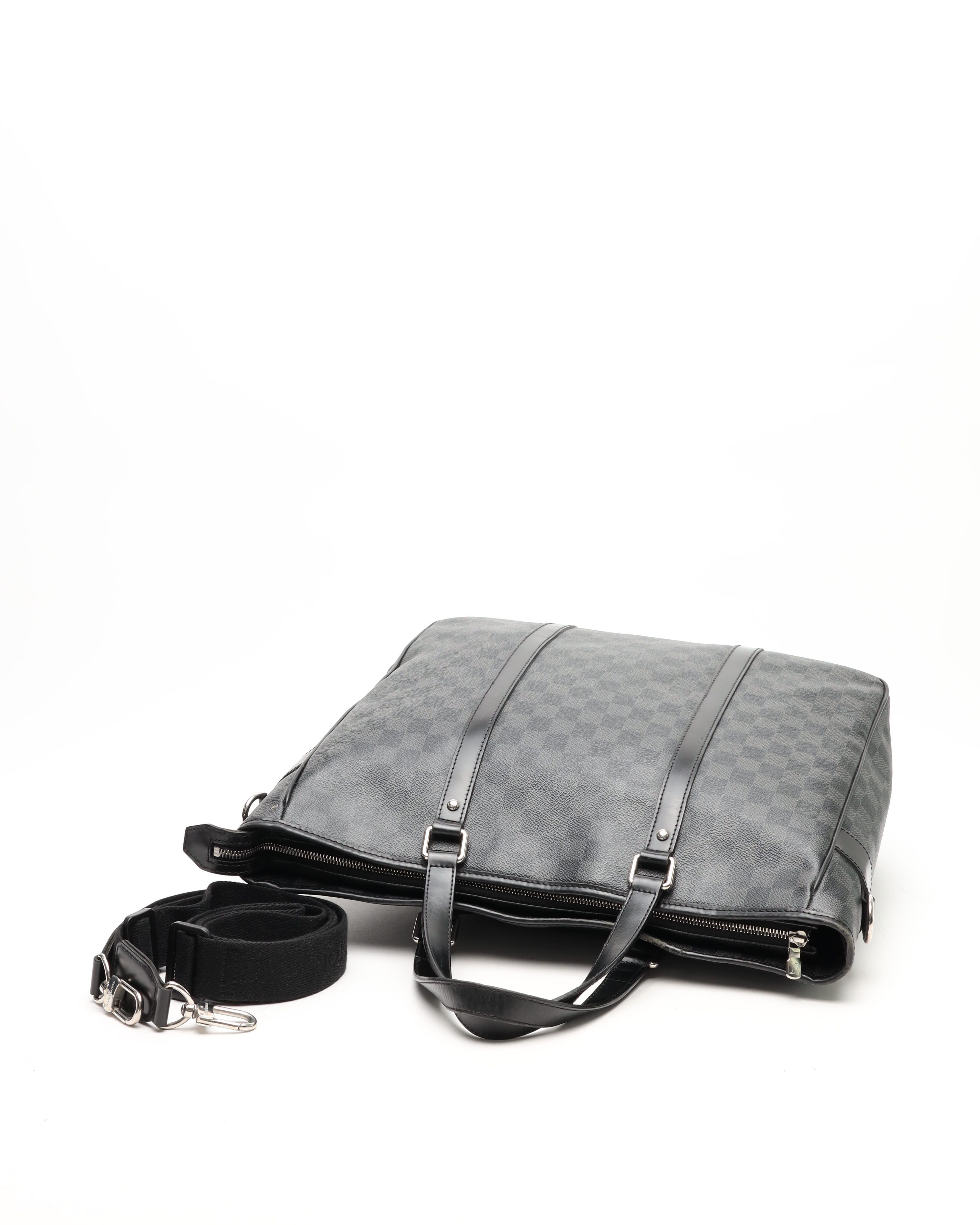 Pre-owned Louis Vuitton Damier Graphite Tadao Bag