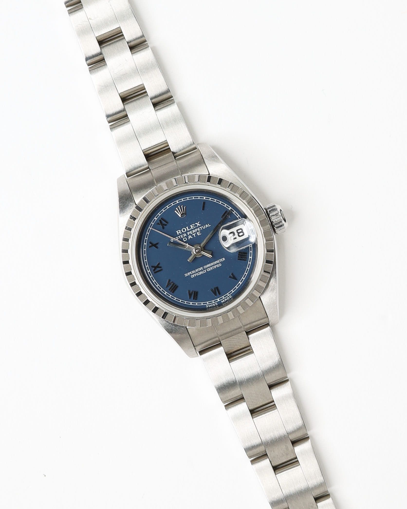 Rolex LadyOyster Perpetual Date 26mm Ref 69240 Full Set Watch