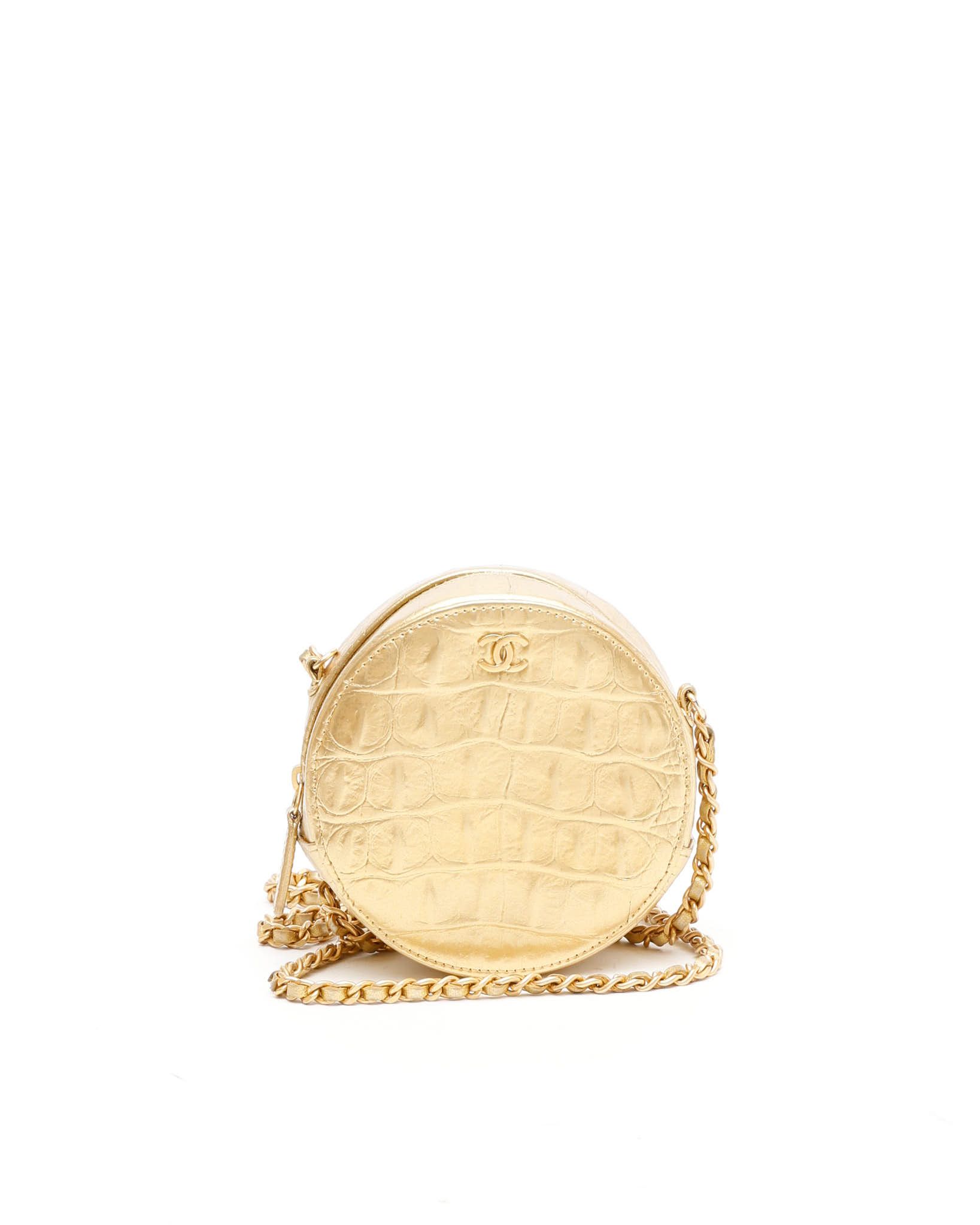 Chanel CC Round Chain Shoulder Bag