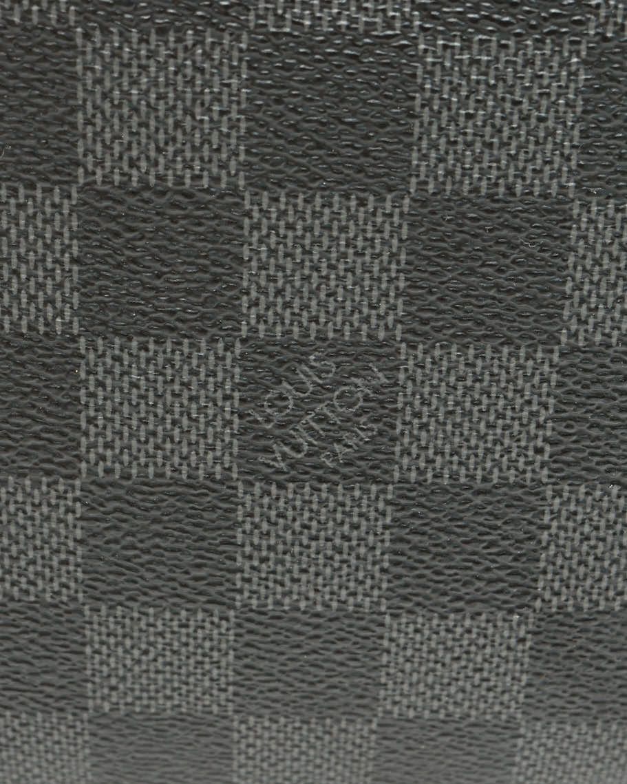 Pre-owned Louis Vuitton Damier Graphite Porte Documents Voyages Bag