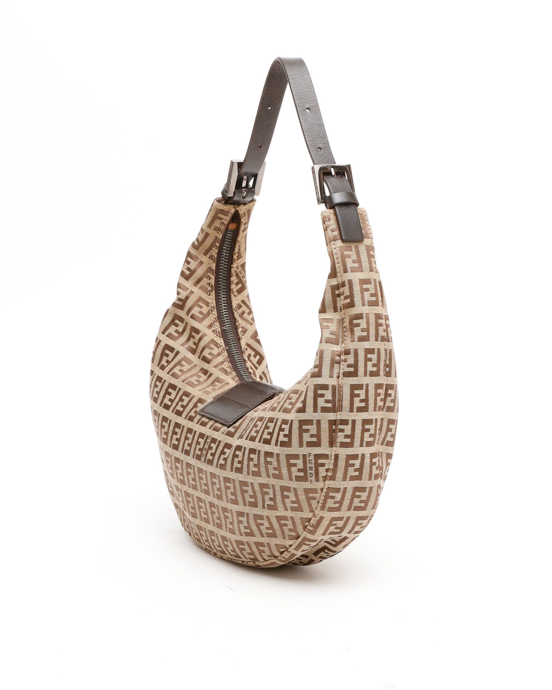 Fendi Zucchino Croissant Bag