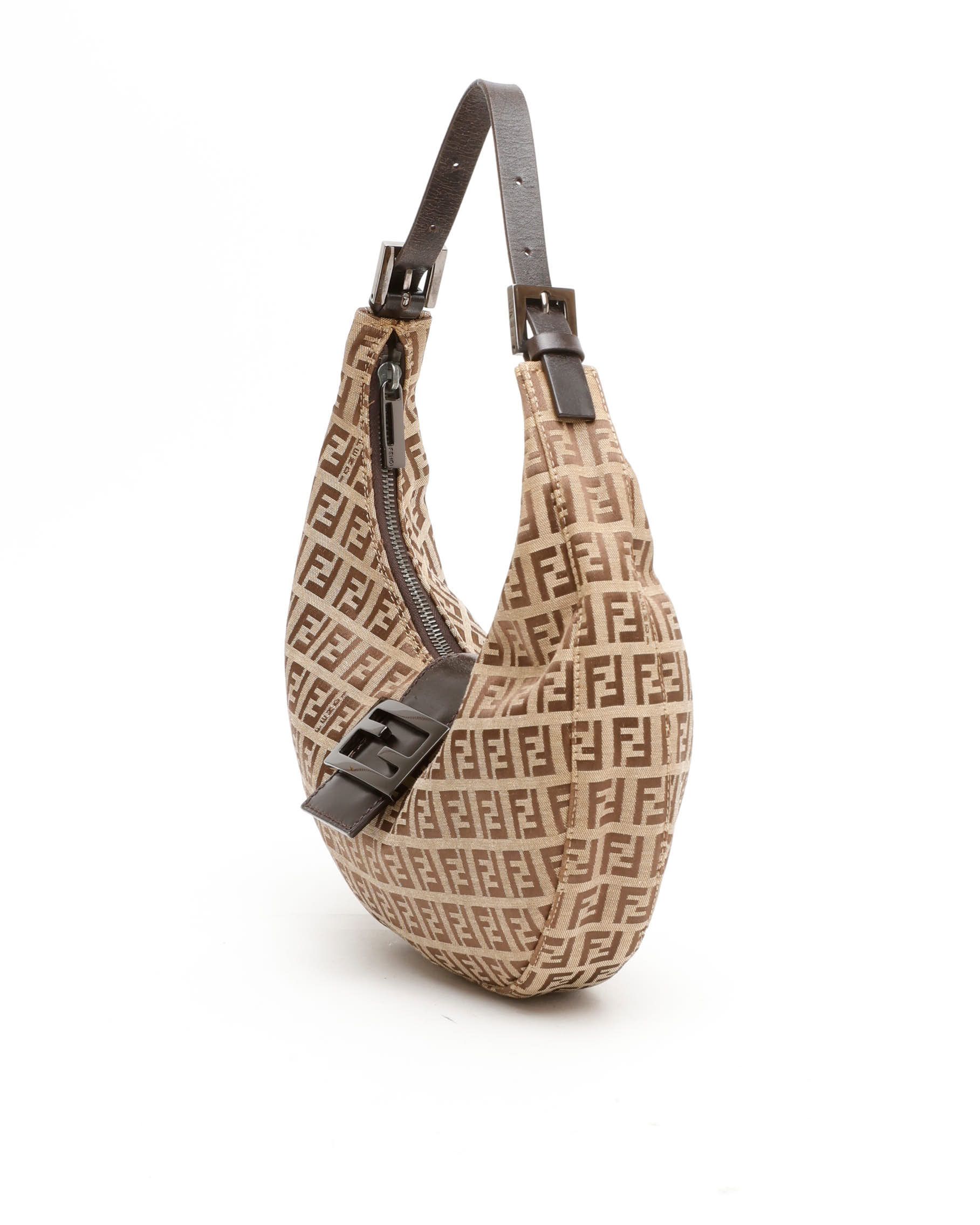 Fendi Zucchino Croissant Bag