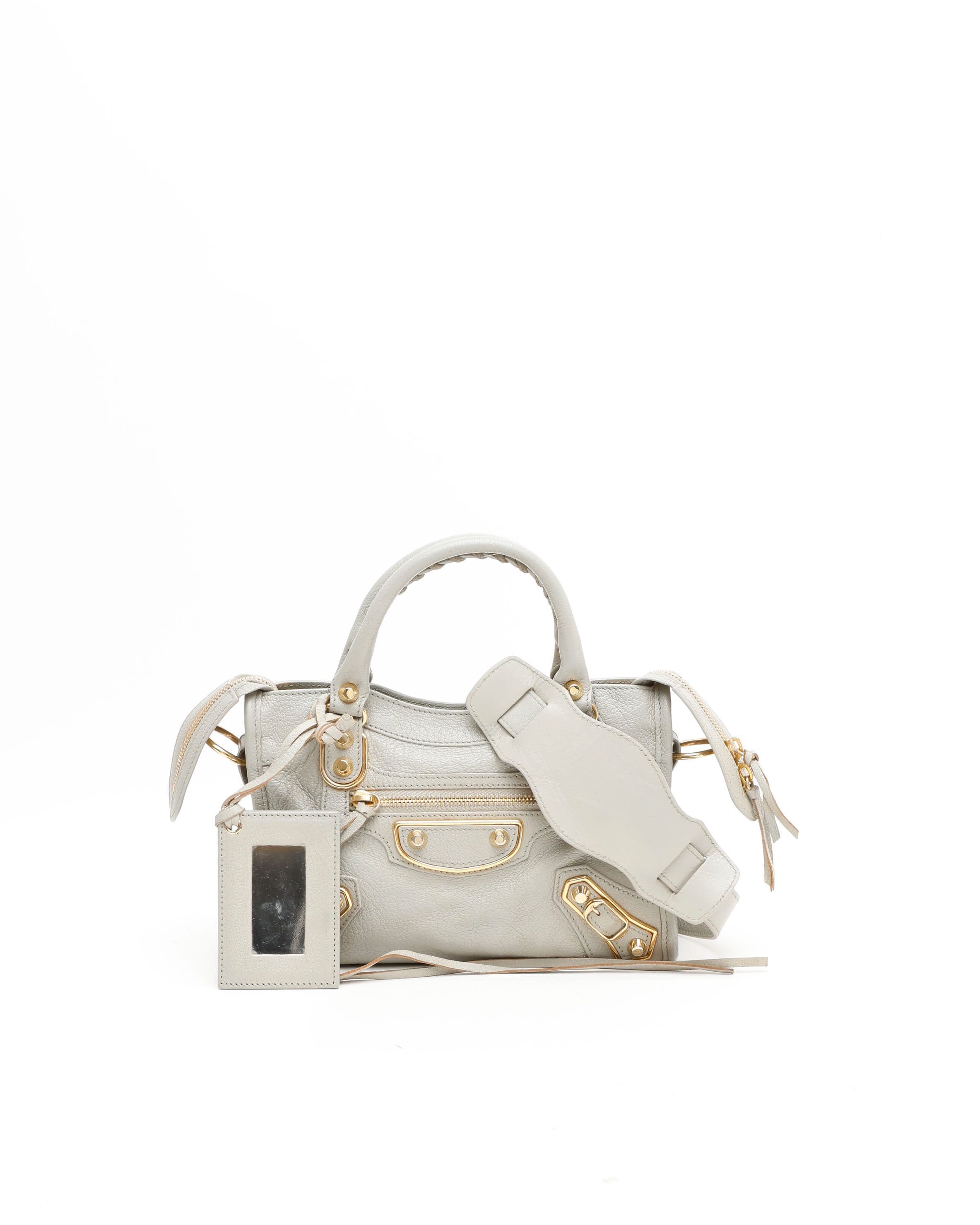 Balenciaga Classic Mini Metallic Edge City Bag