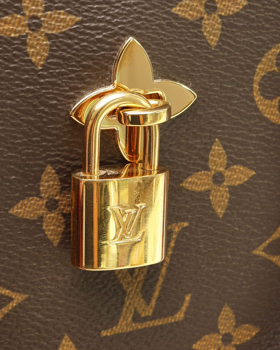 Pre-owned Louis Vuitton Flower Zip Tote Mm Bag