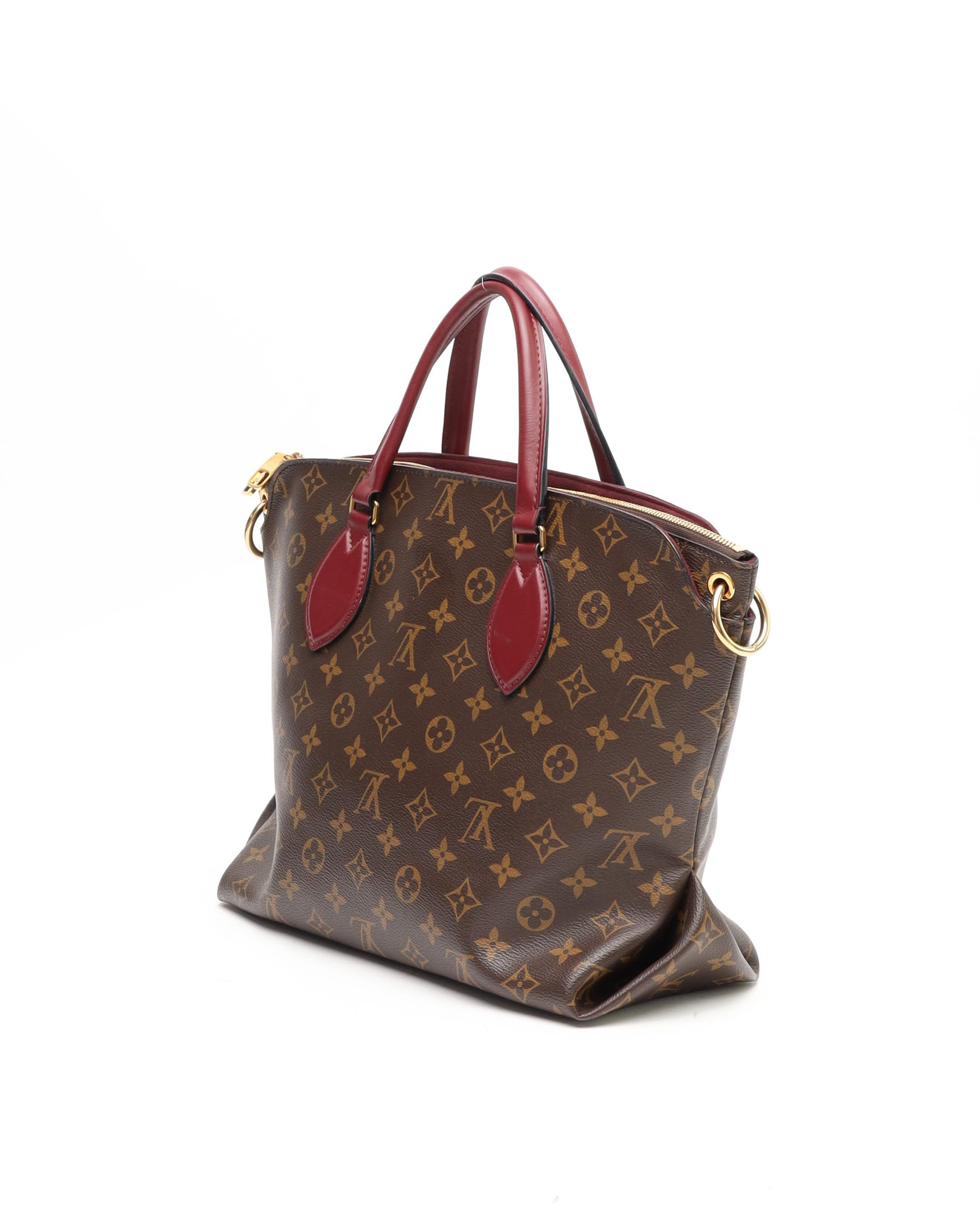Pre-owned Louis Vuitton Flower Zip Tote Mm Bag