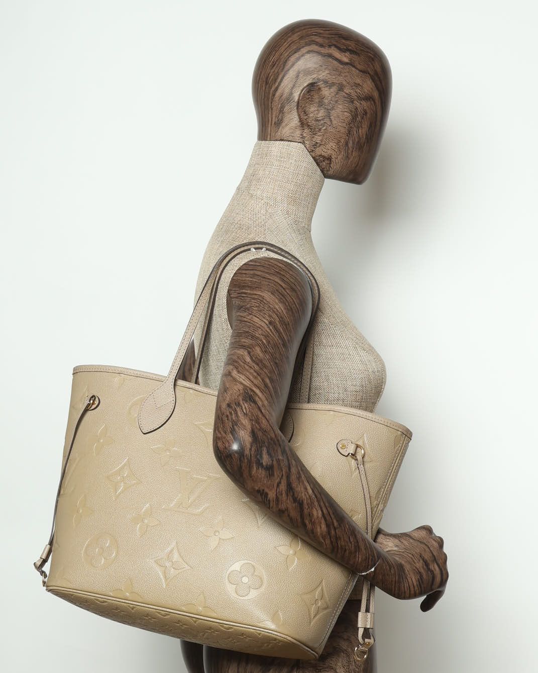 Pre-owned Louis Vuitton Neverfull Mm Empreinte Tote Bag