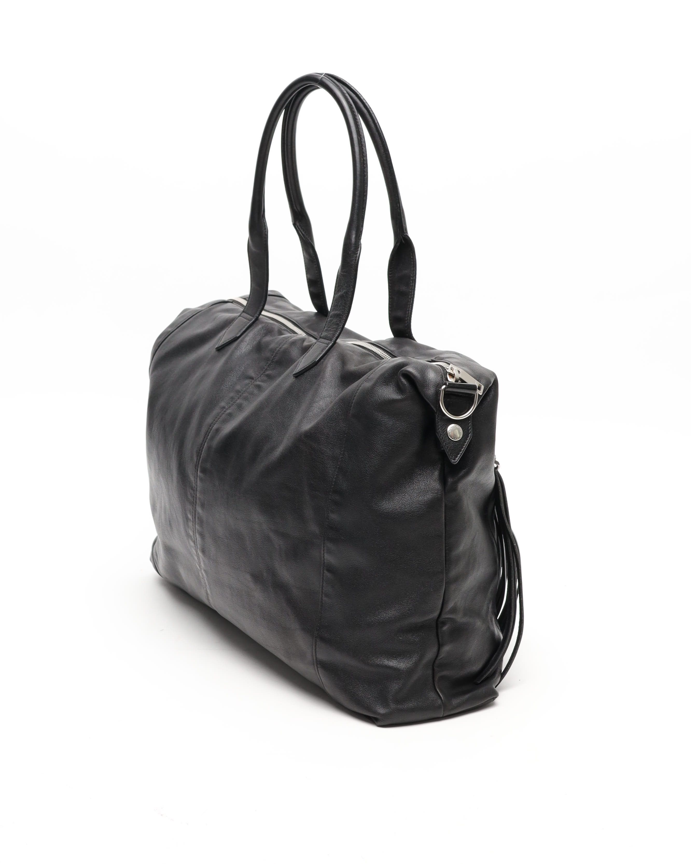 Saint Laurent Fringe Boston Bag
