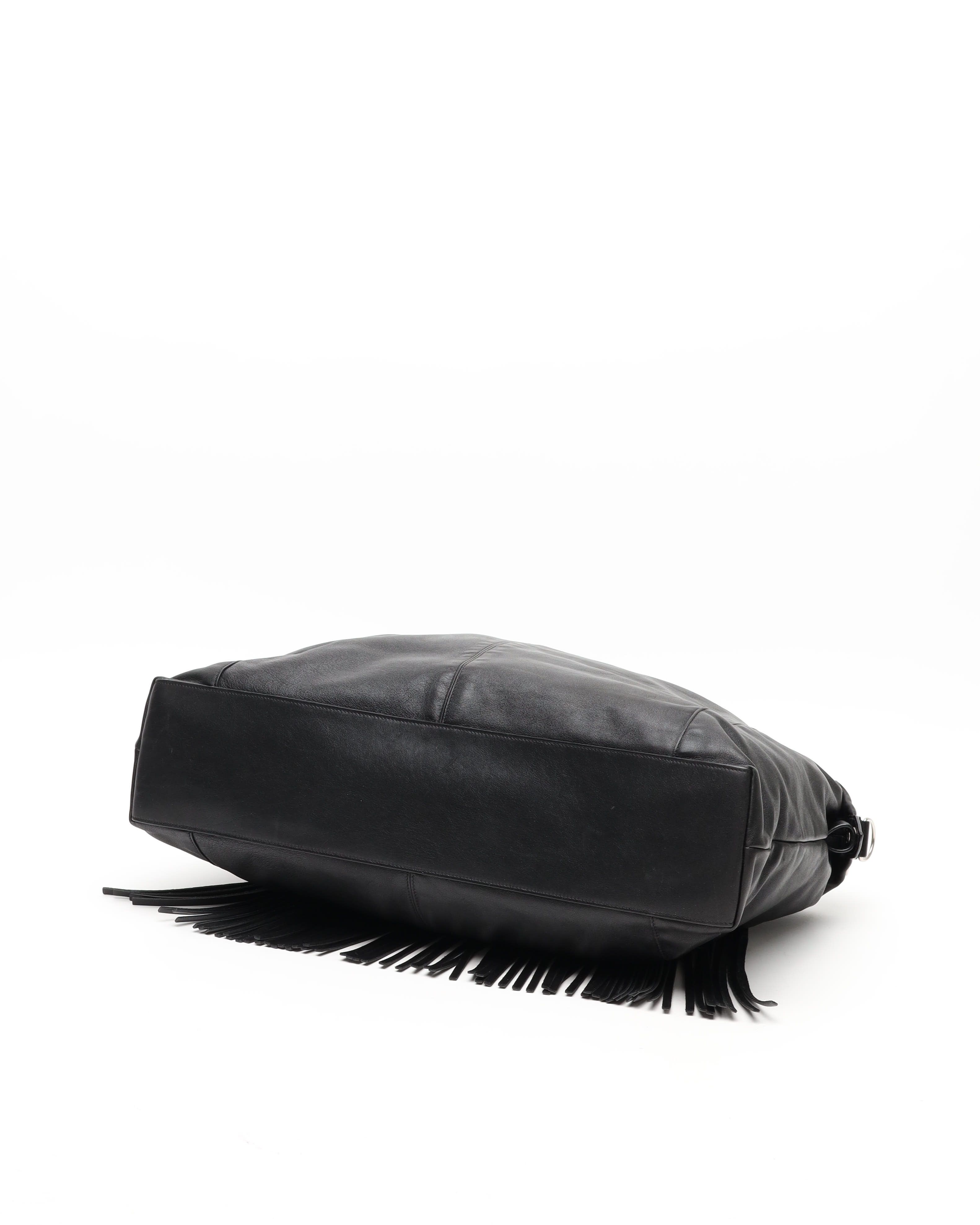 Saint Laurent Fringe Boston Bag