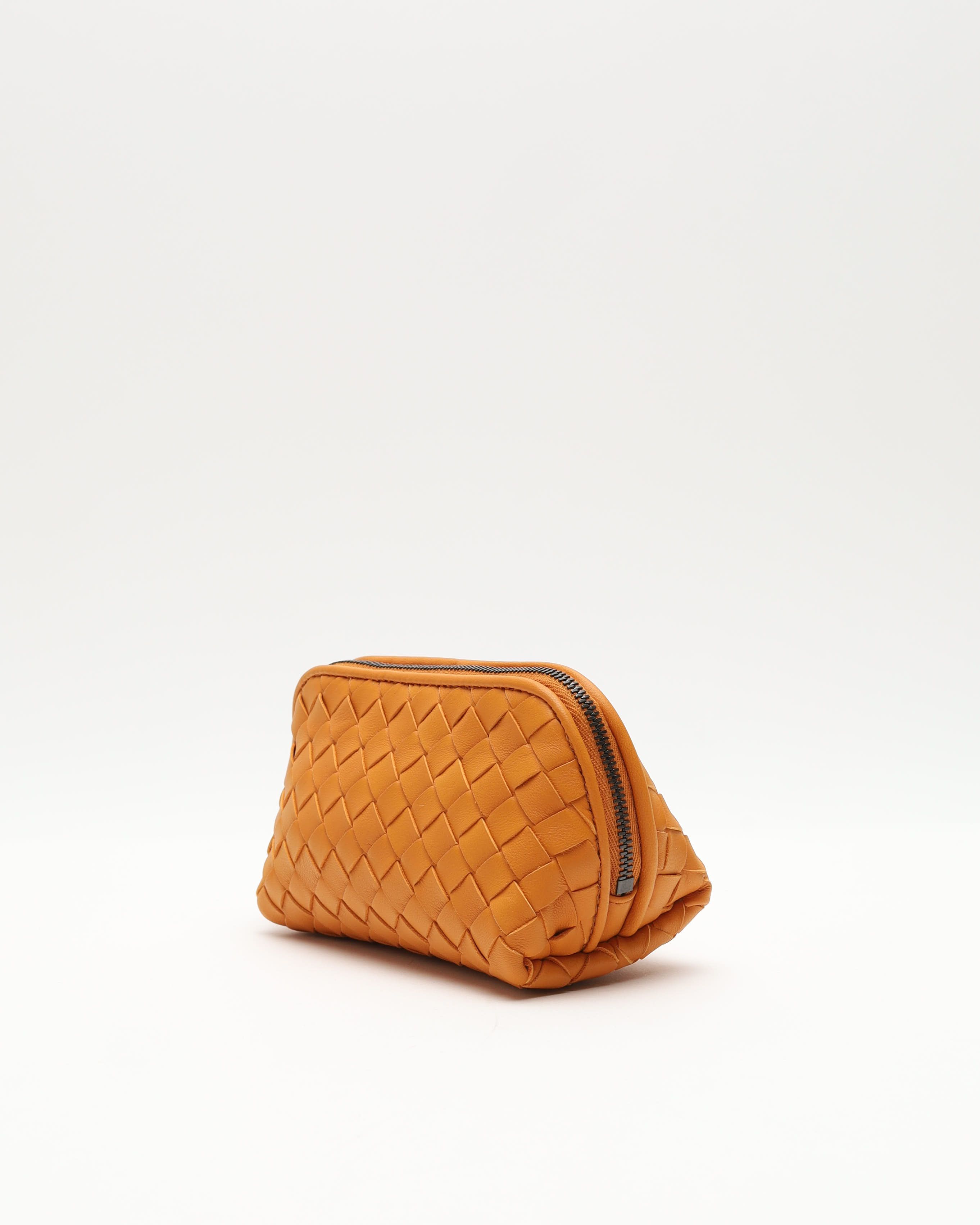 Bottega Veneta Intrecciato Leather Toiletry Pouch