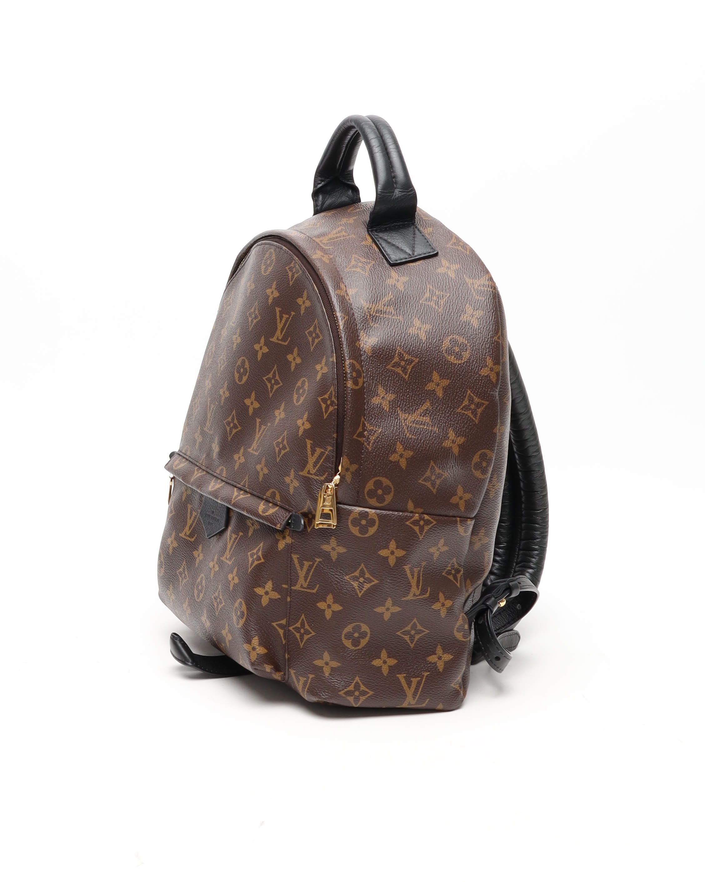 Pre-owned Louis Vuitton Monogram Palm Springs Mm Backpack