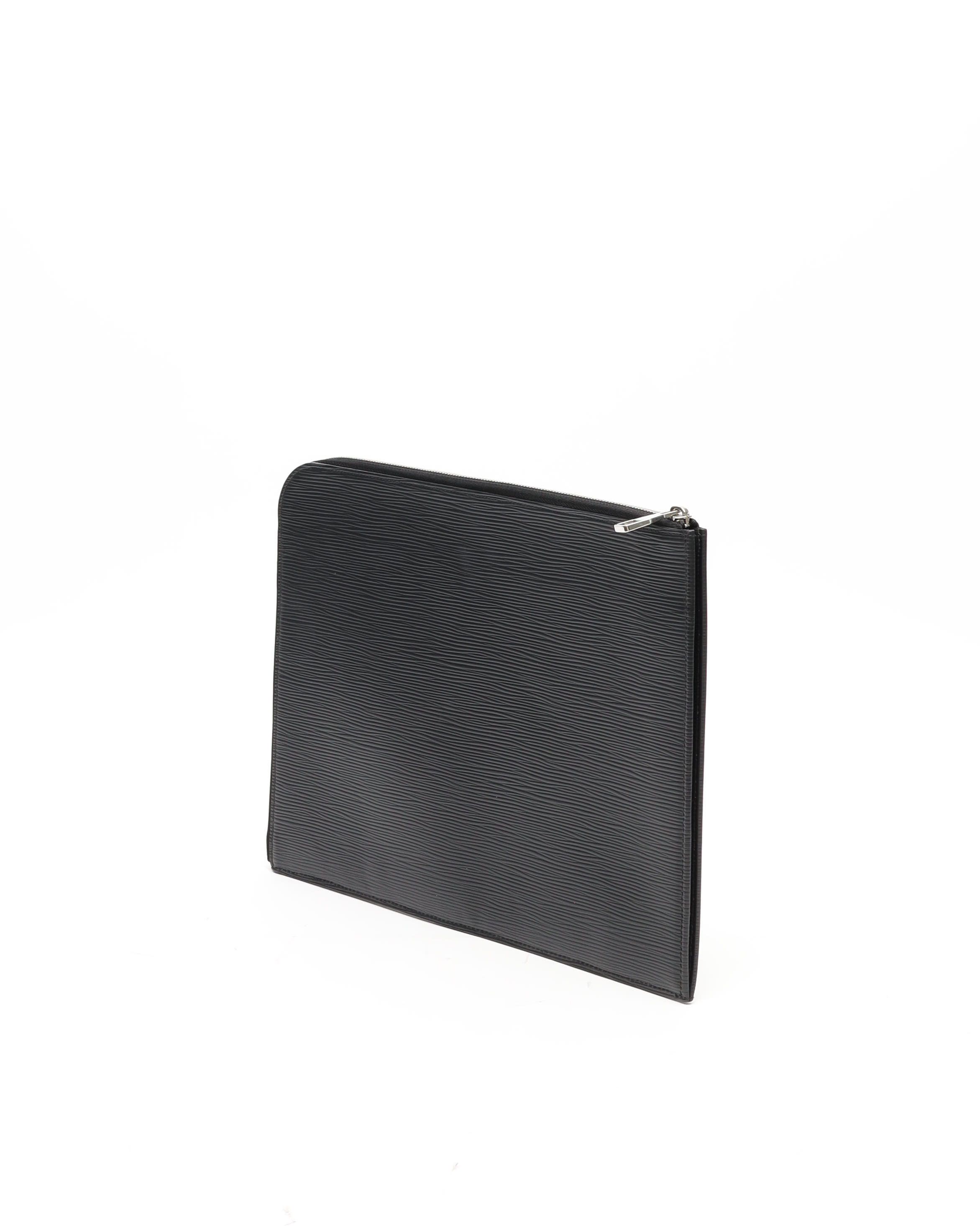 Pre-owned Louis Vuitton Epi Nm Pochette Jour Gm Folder