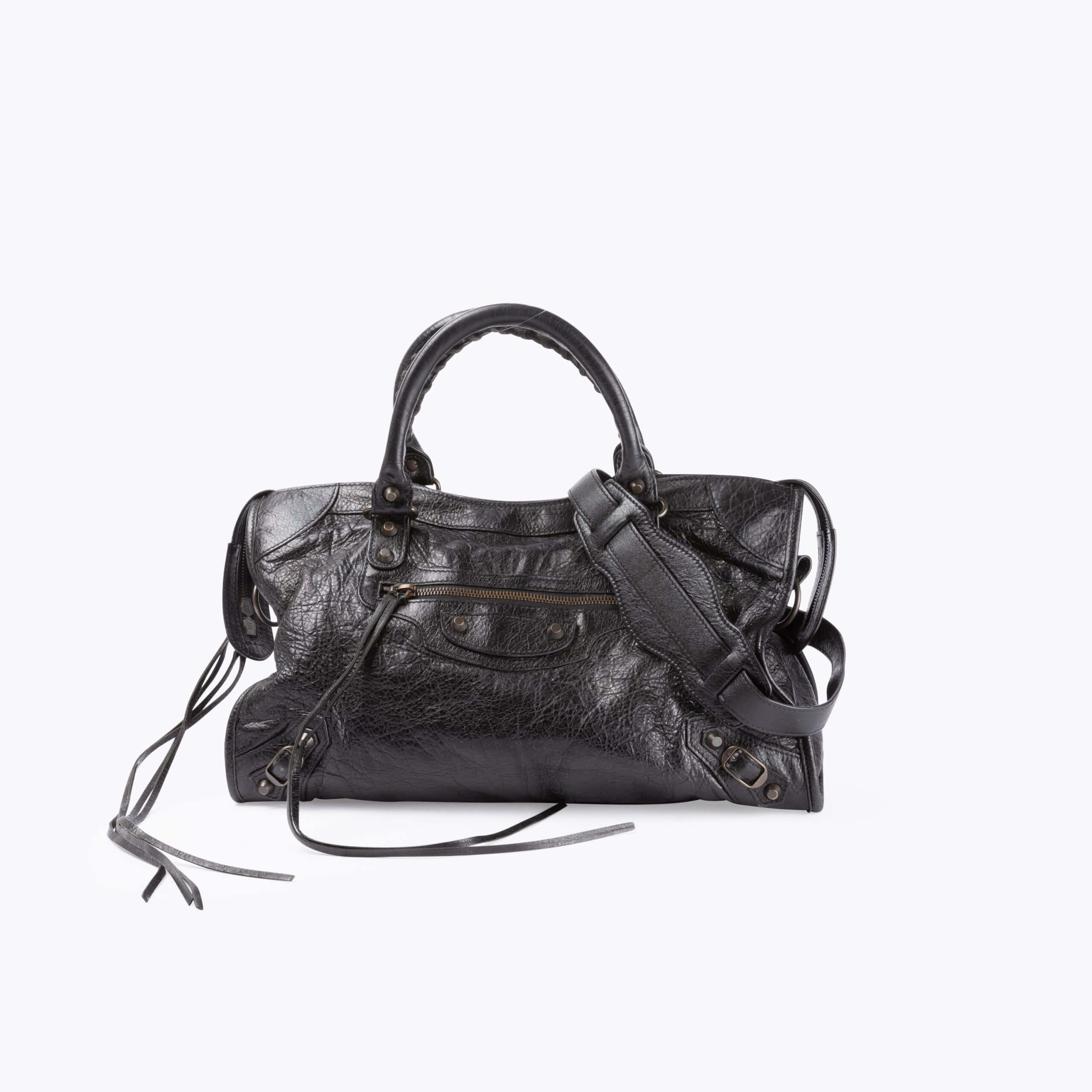 BALENCIAGA Motocross Classic City Shoulder Bag