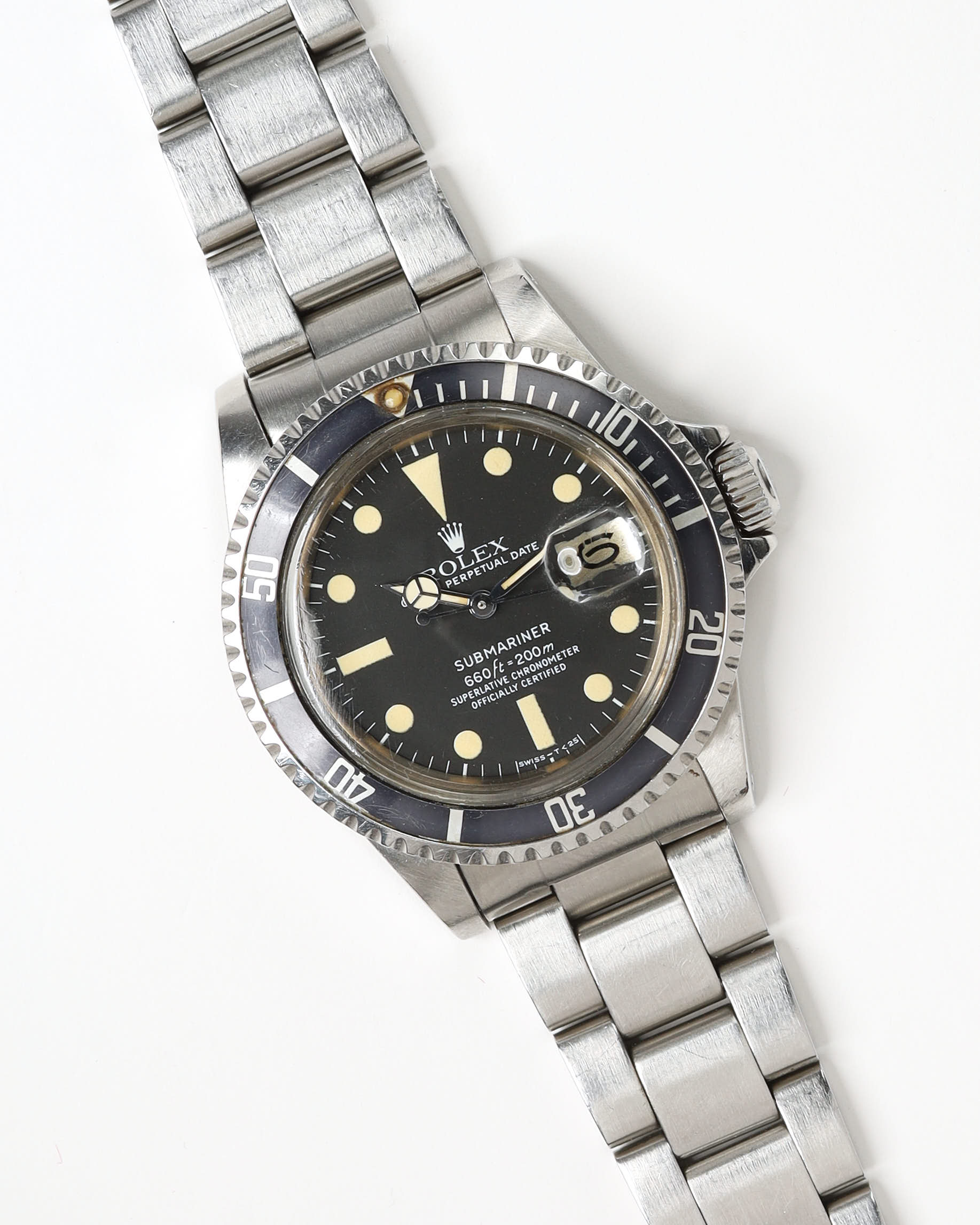 Rolex Submariner 40mm White Mark II Ref 1680 1979 Watch