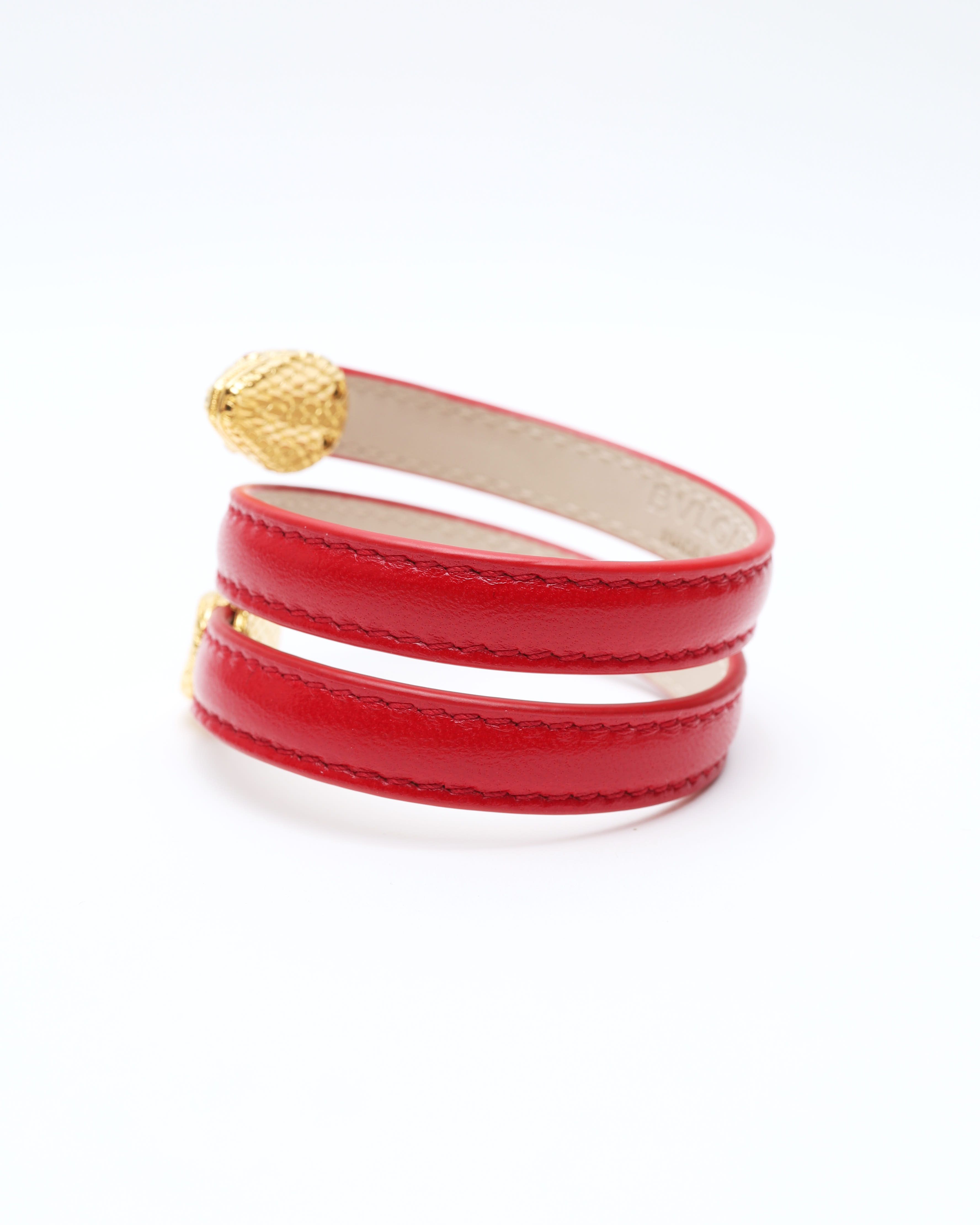 Bvlgari Serpenti Forever Leather Bracelet