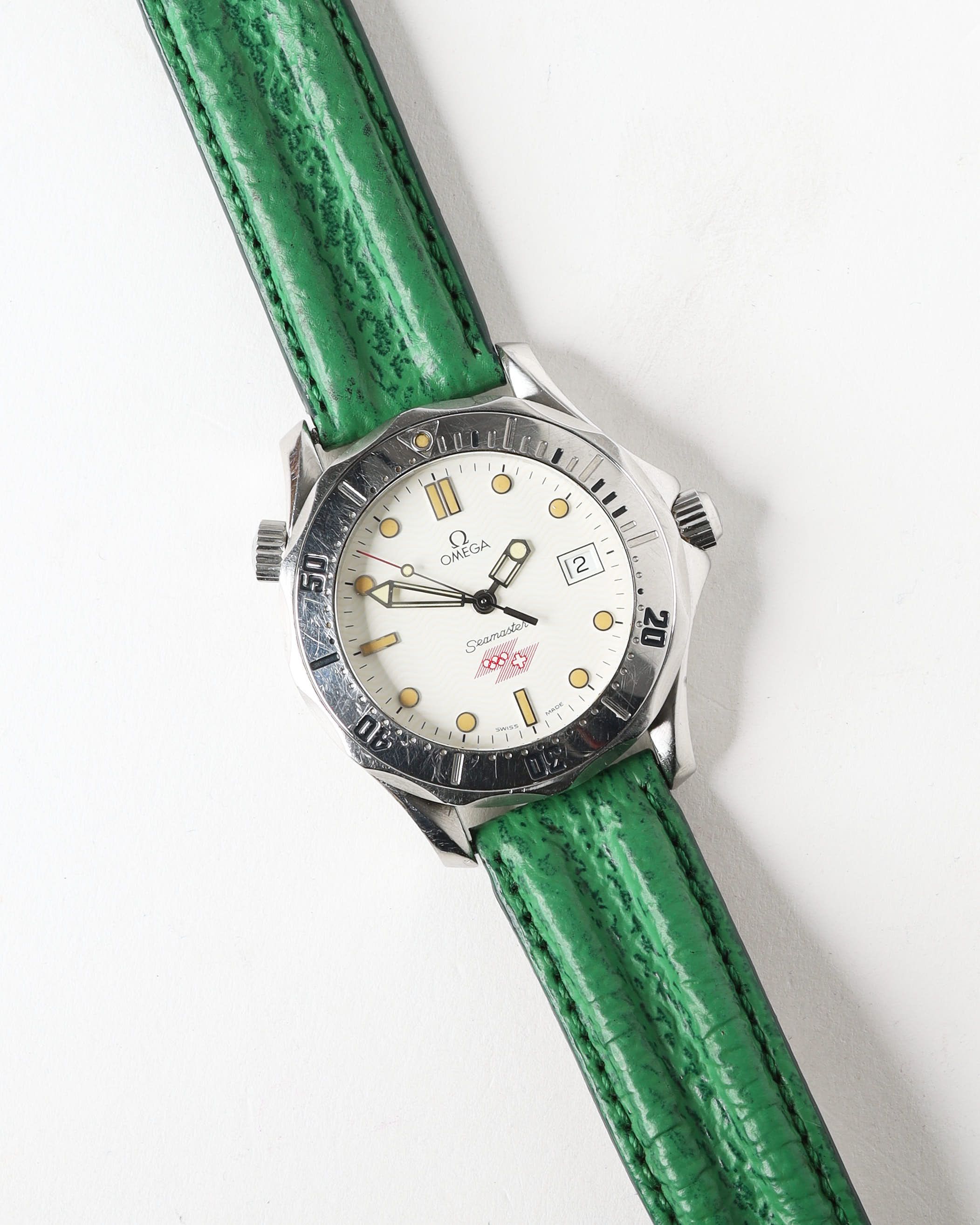 Omega Seamaster 36mm Ref 2832.21.53 Lillehammer 1994 Olympics Rare Full Set Watch In Multi