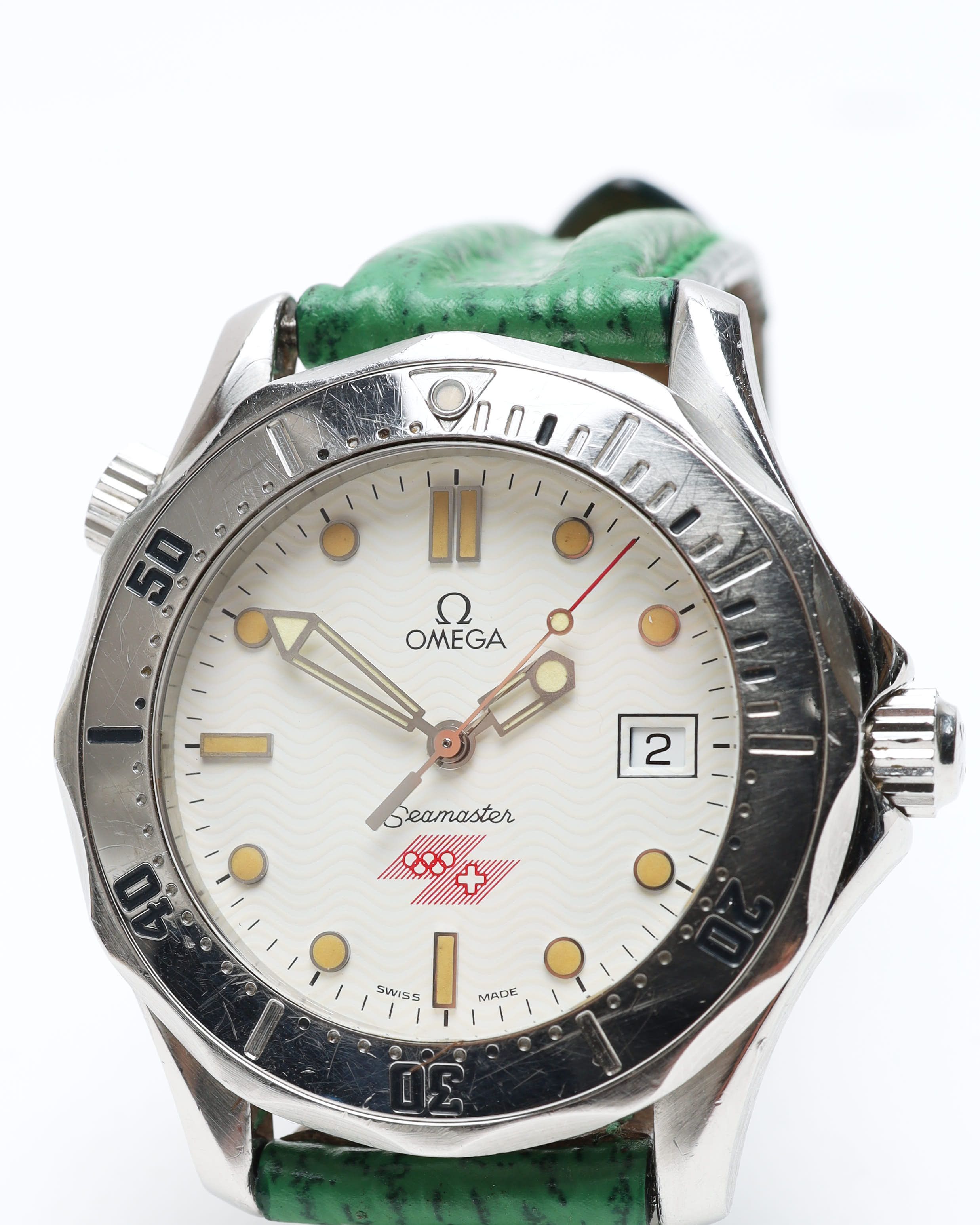 Omega Seamaster 36mm Ref 2832.21.53 Lillehammer 1994 Olympics Rare Full Set Watch In Multi