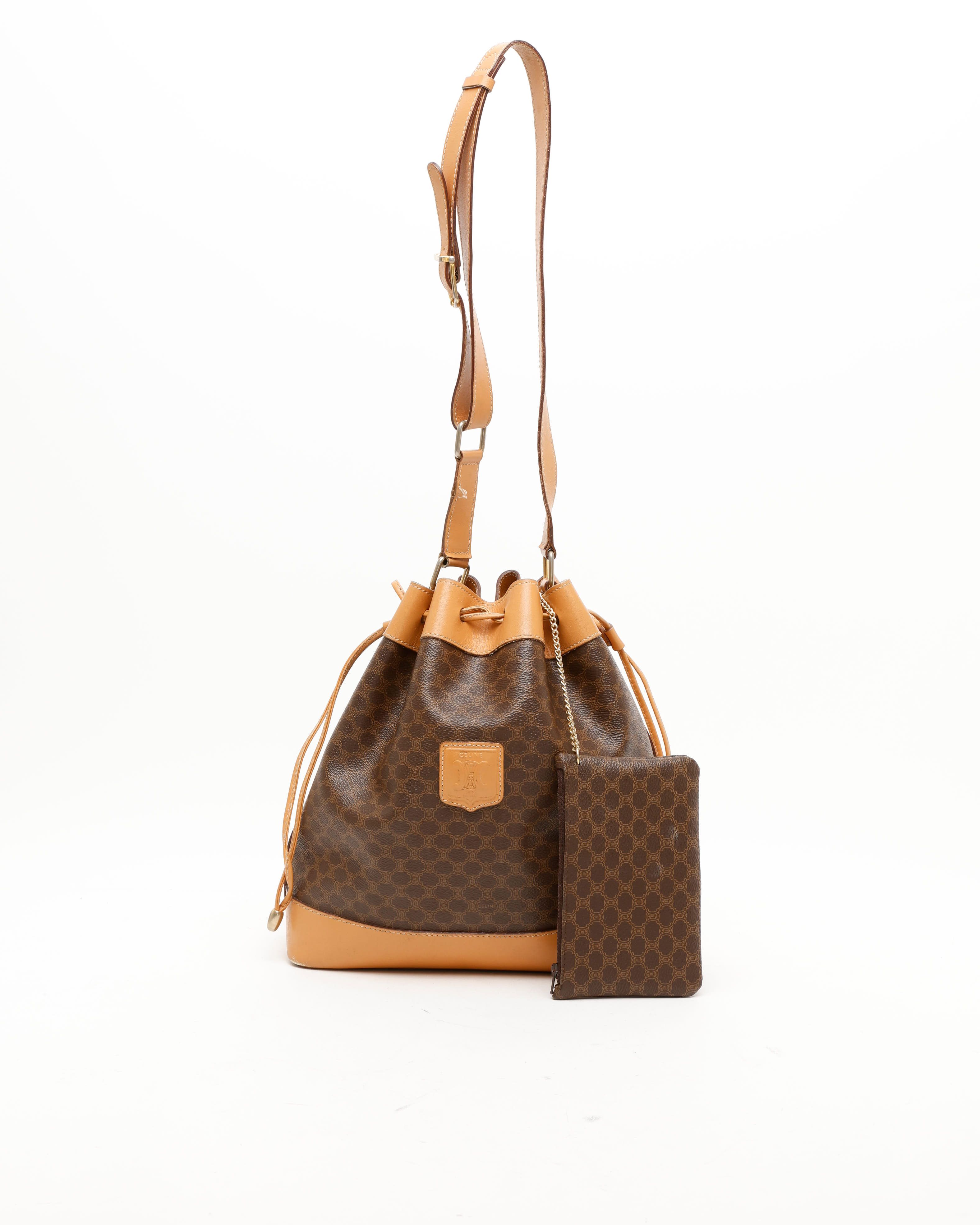 Celine Céline Macadam Bucket Bag
