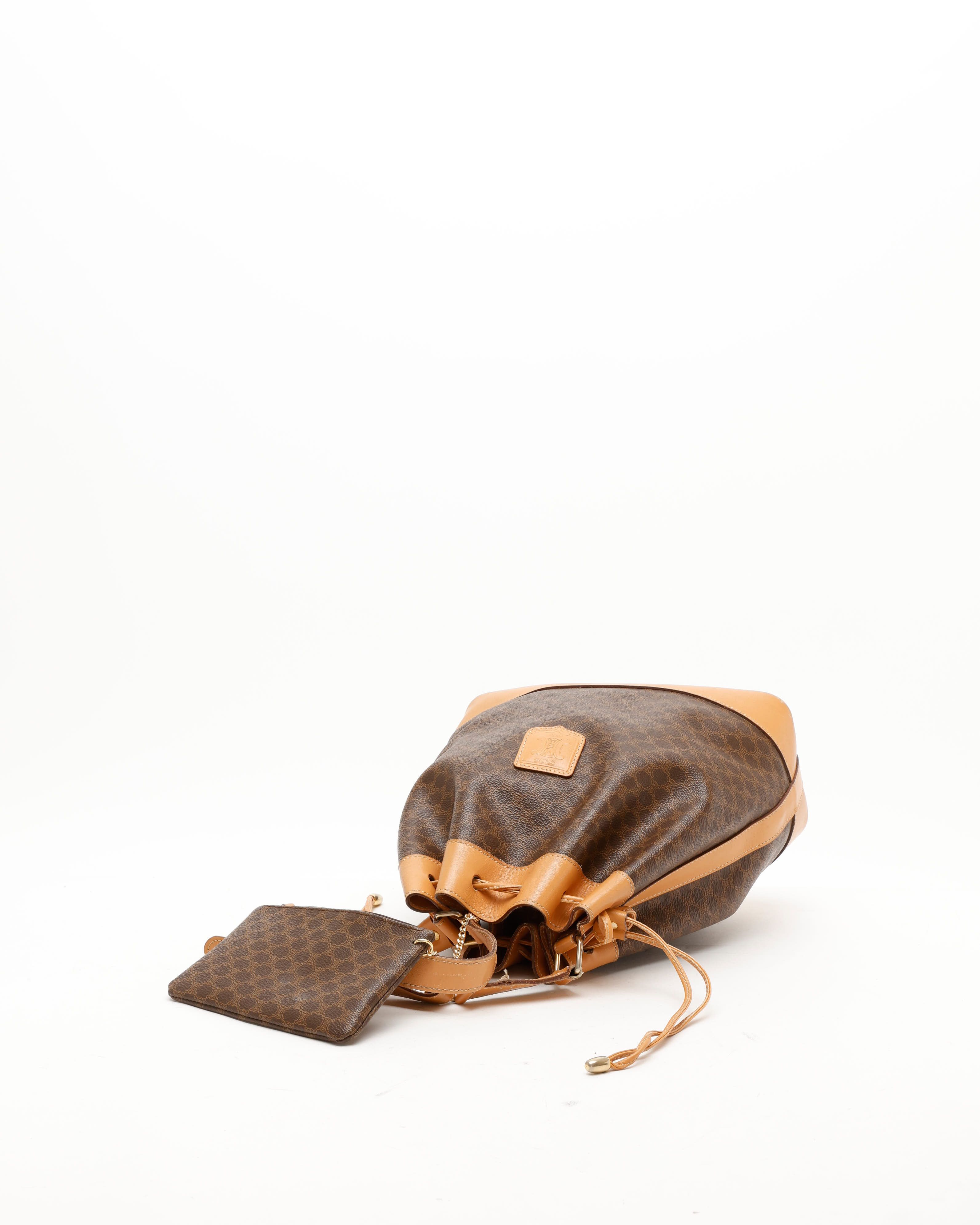 Celine Céline Macadam Bucket Bag