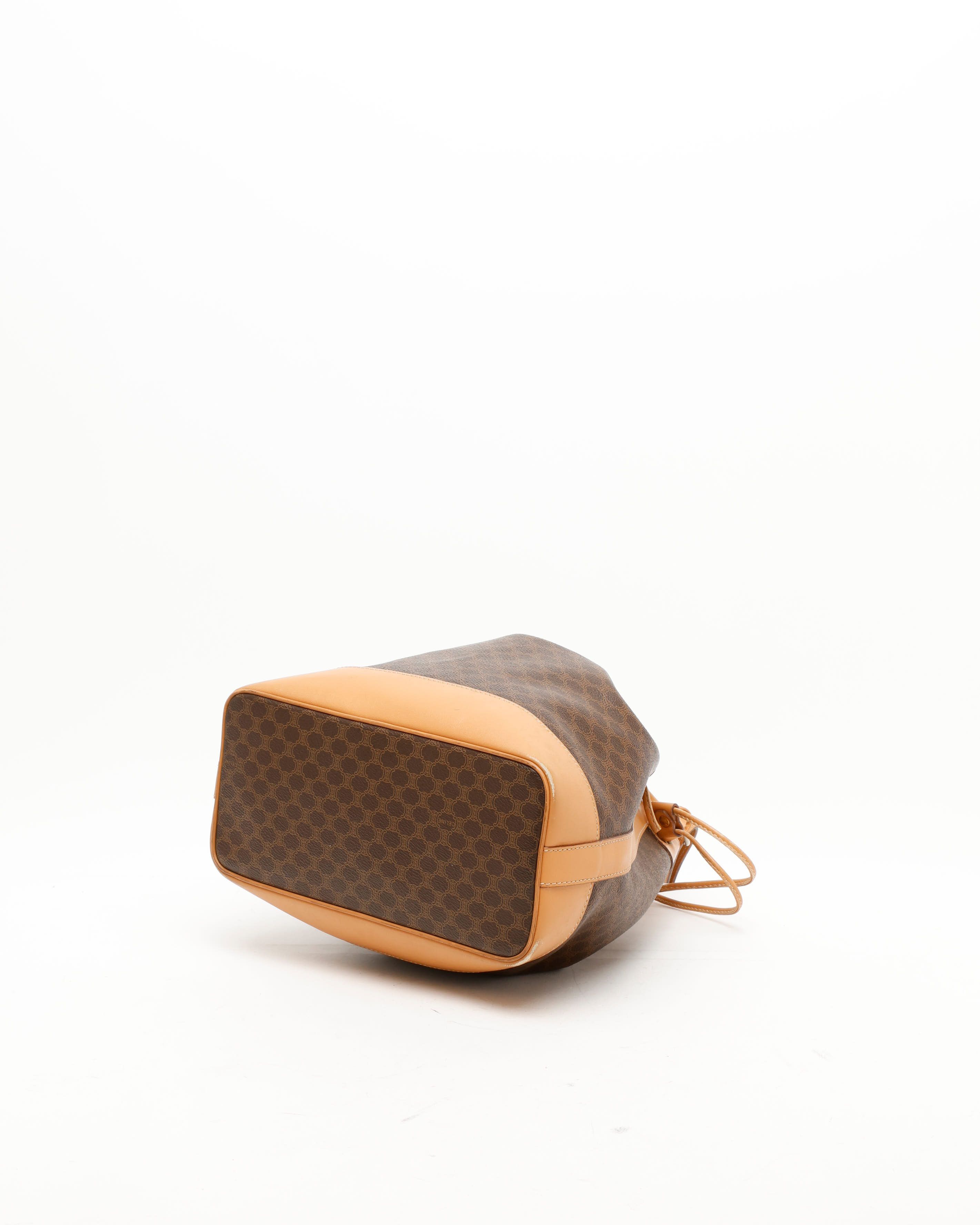 Celine Céline Macadam Bucket Bag