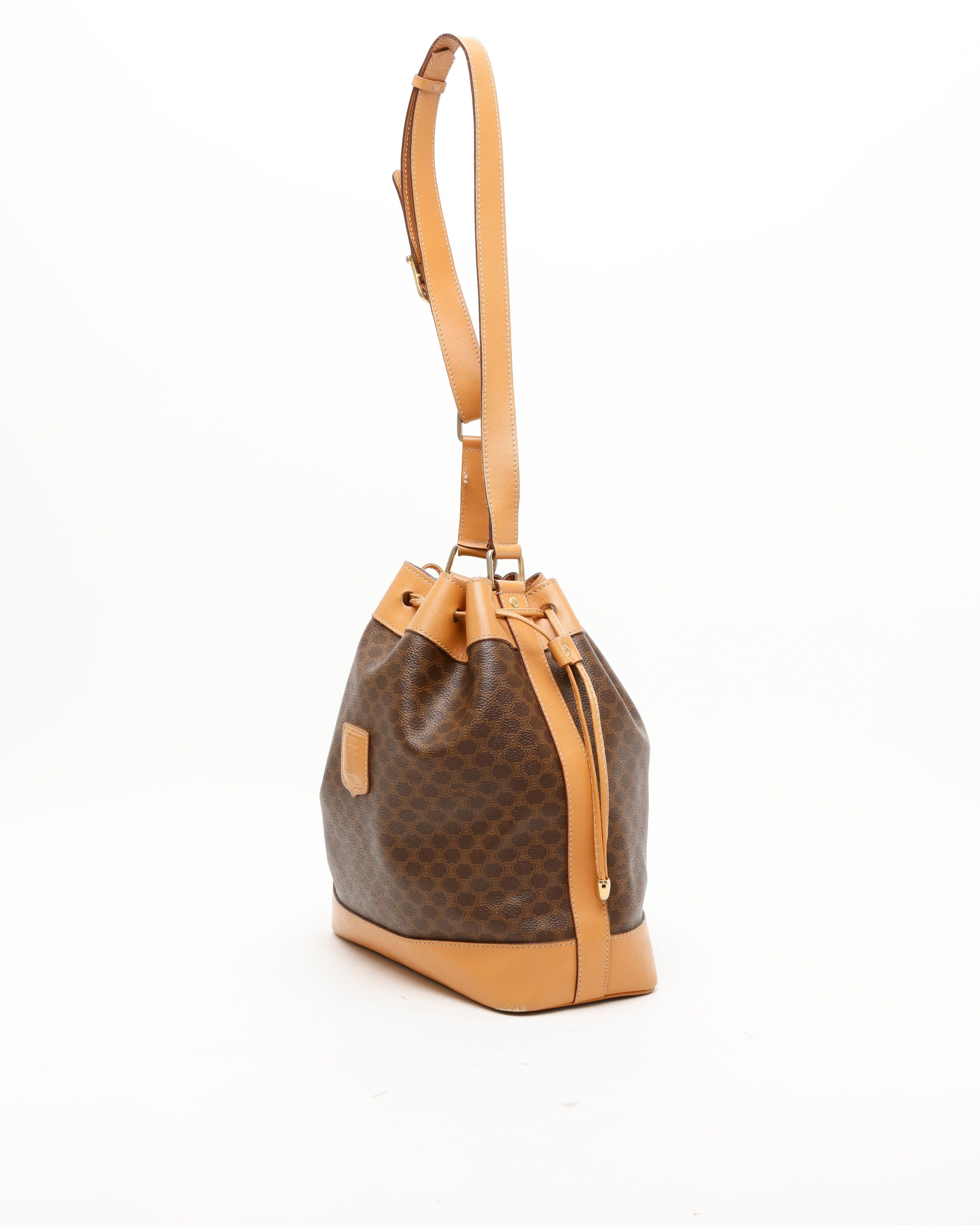 Celine Céline Macadam Bucket Bag
