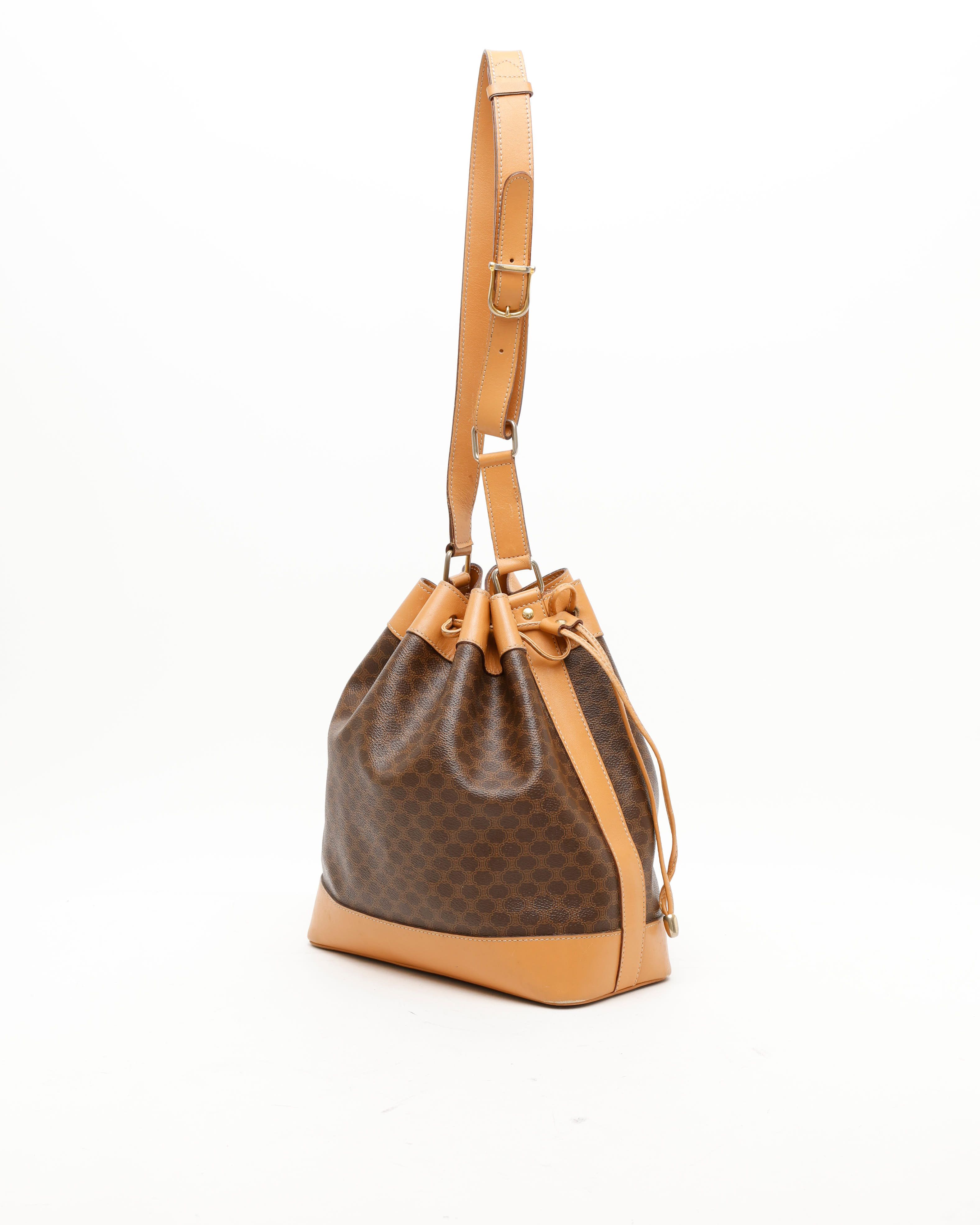 Celine Céline Macadam Bucket Bag