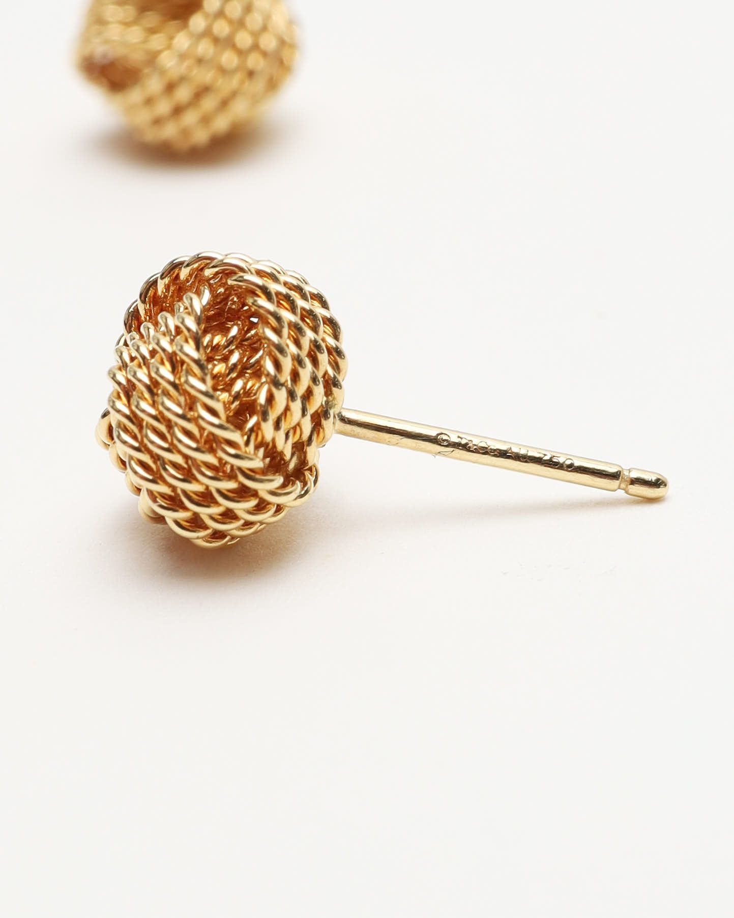 Tiffany & Co Twist Knot 18kt Gold Earrings