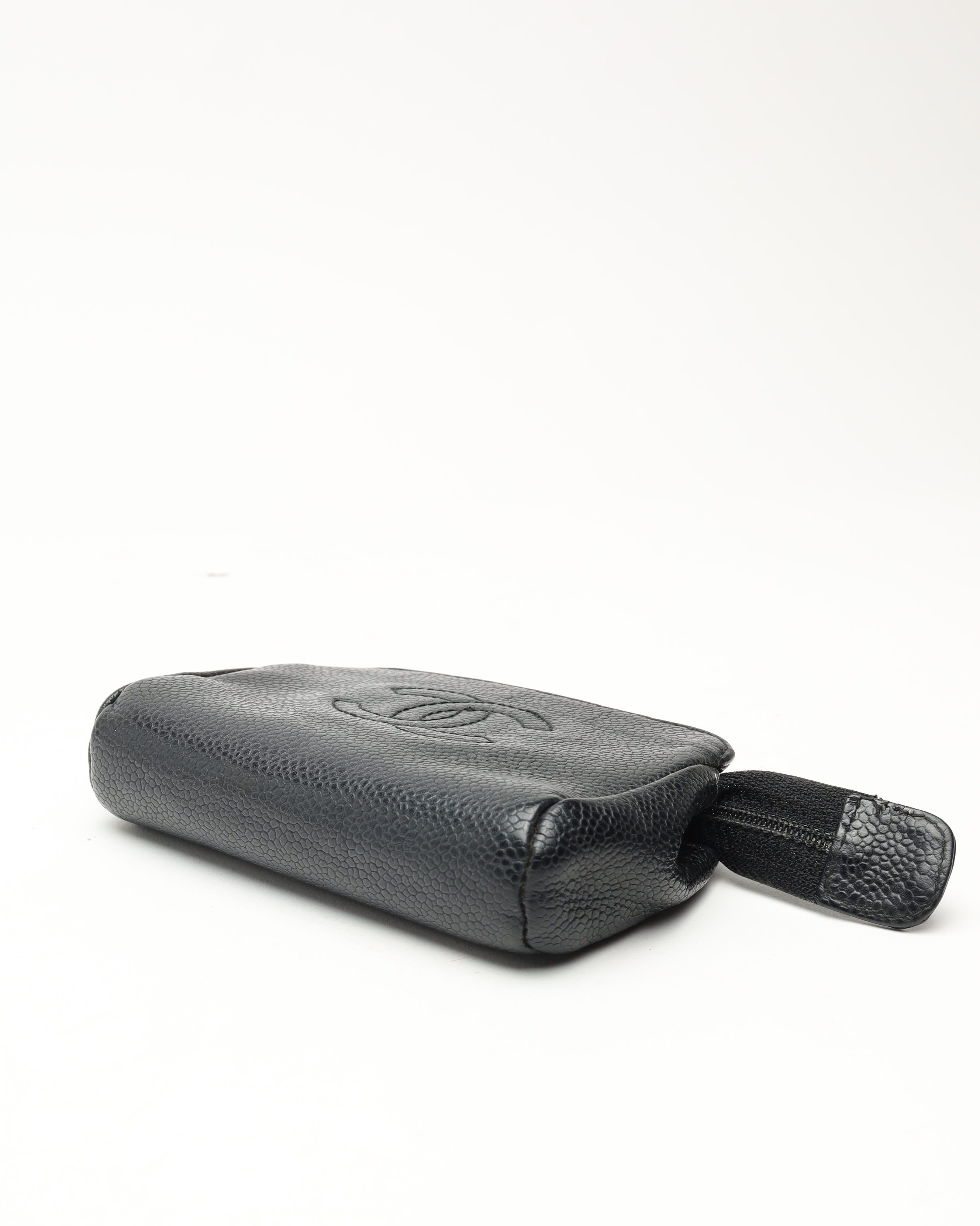 CHANEL Pre-owned Cc Caviar Pouch